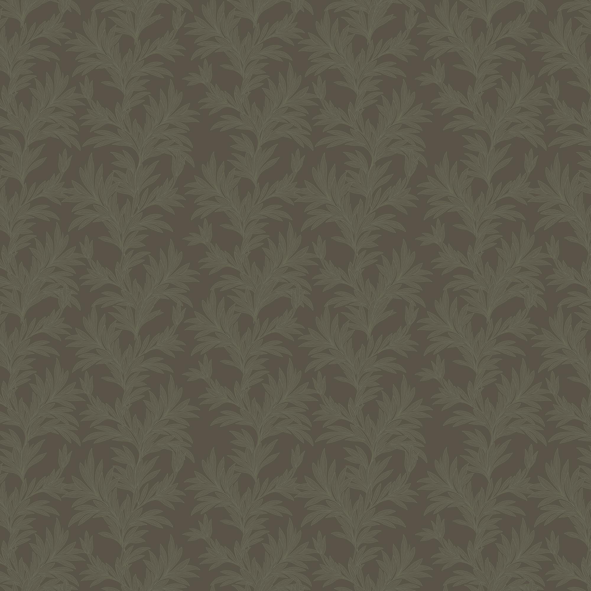 Bower Wallpaper in Olive Night I, 52" x 132"
