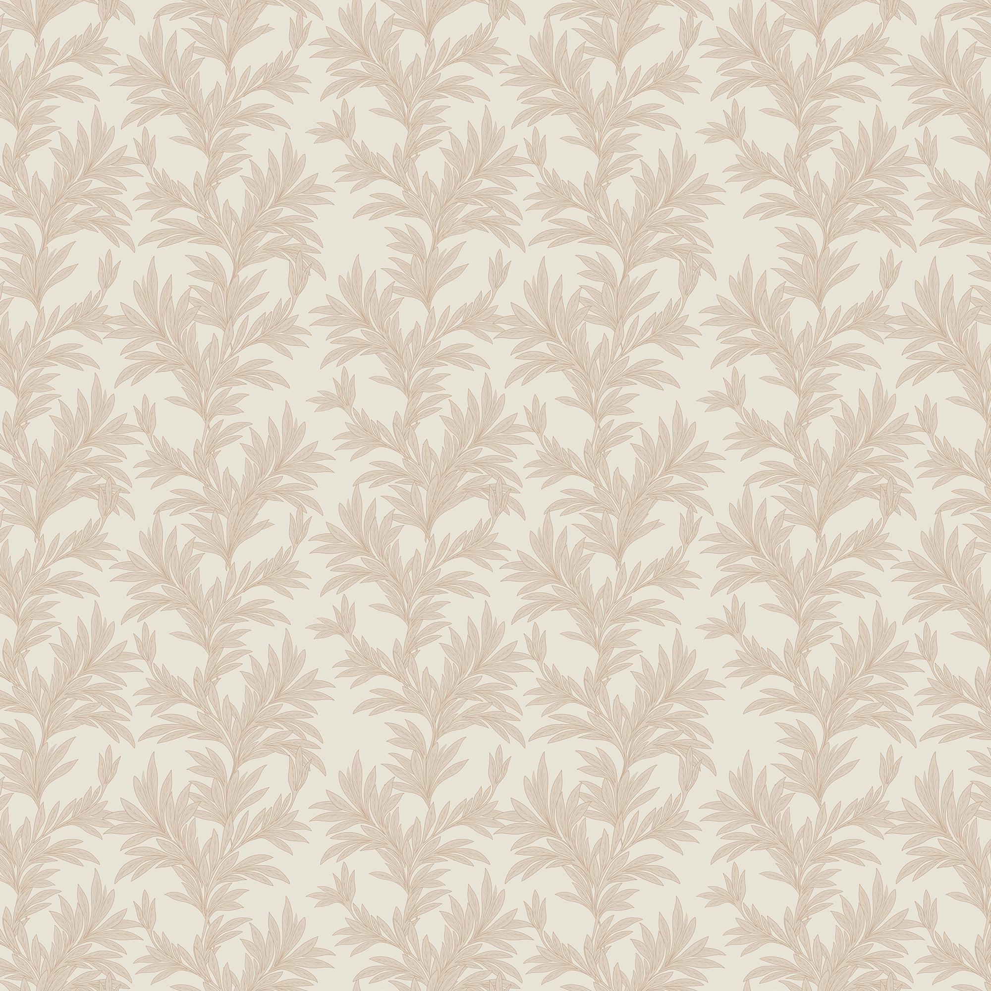 Bower Wallpaper in Tan II, 52" x 132"