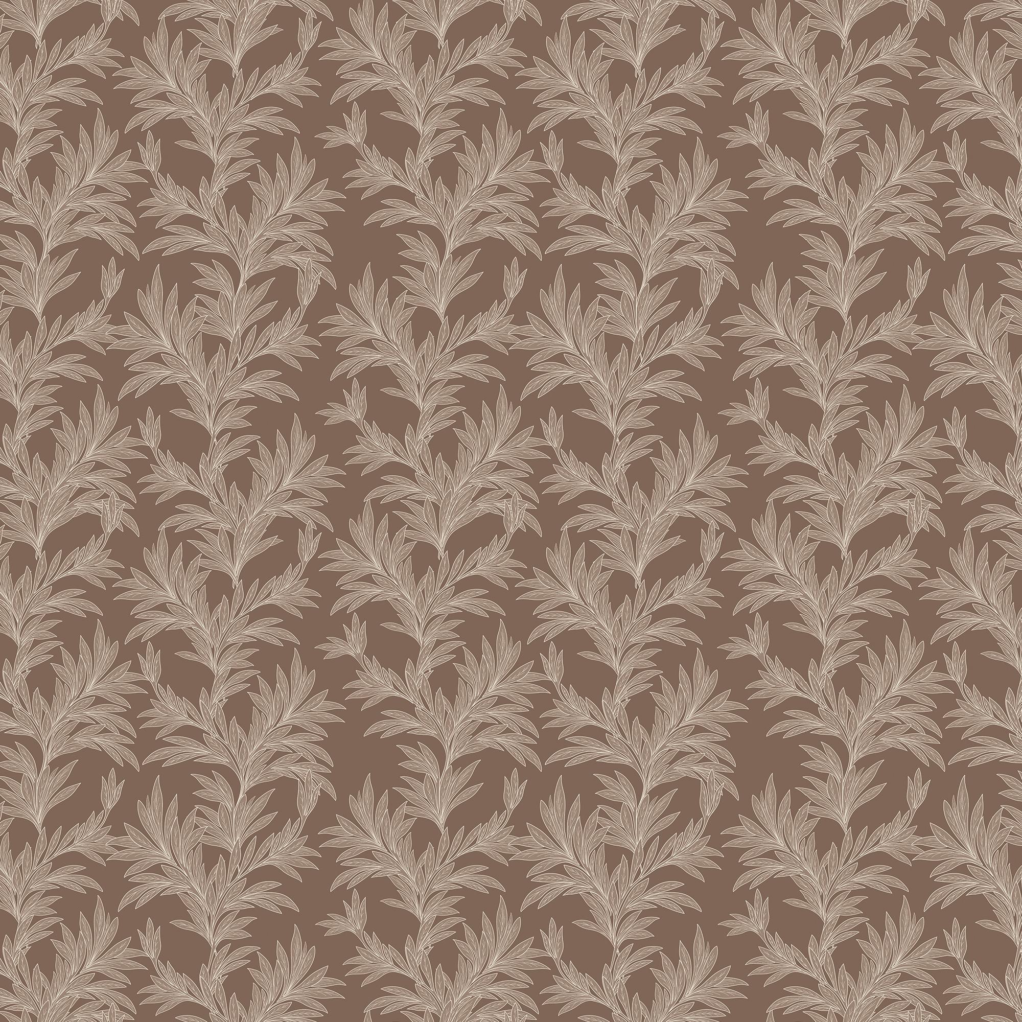 Bower Wallpaper in Taupe I, 52" x 132"