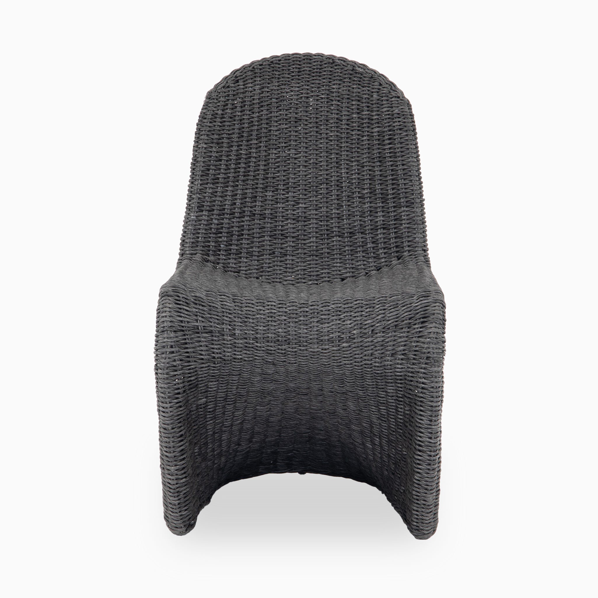 Calandor Outdoor Dining Chair in Vintage Coal