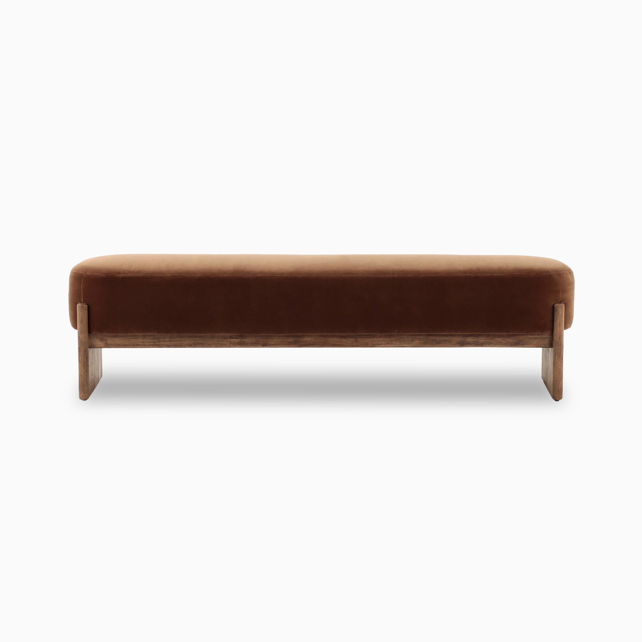 Amira Accent Bench in Surrey Ochre, 75.5"
