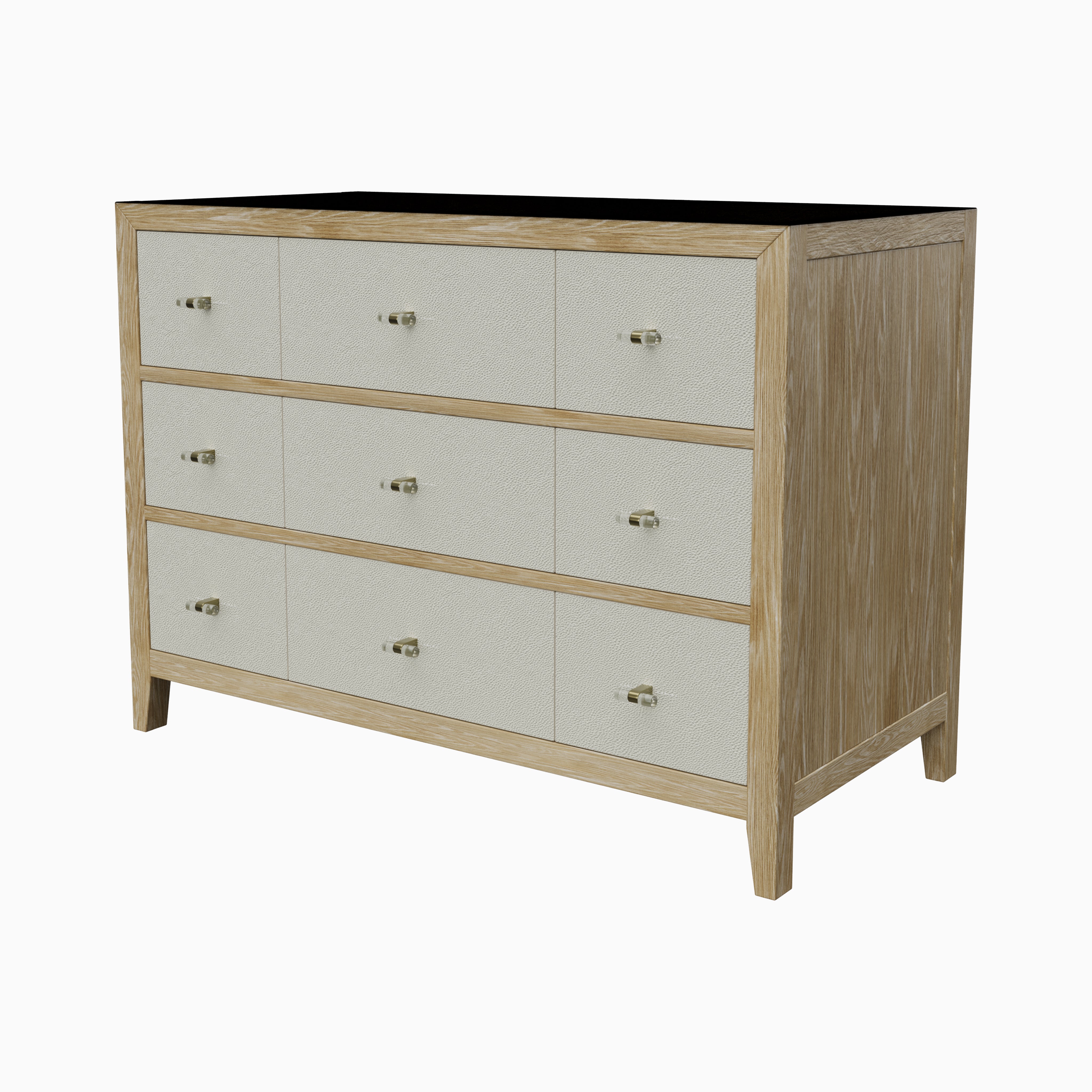 Daisy 48" Single Vanity in Sunwashed Oak with Embossed Shagreen