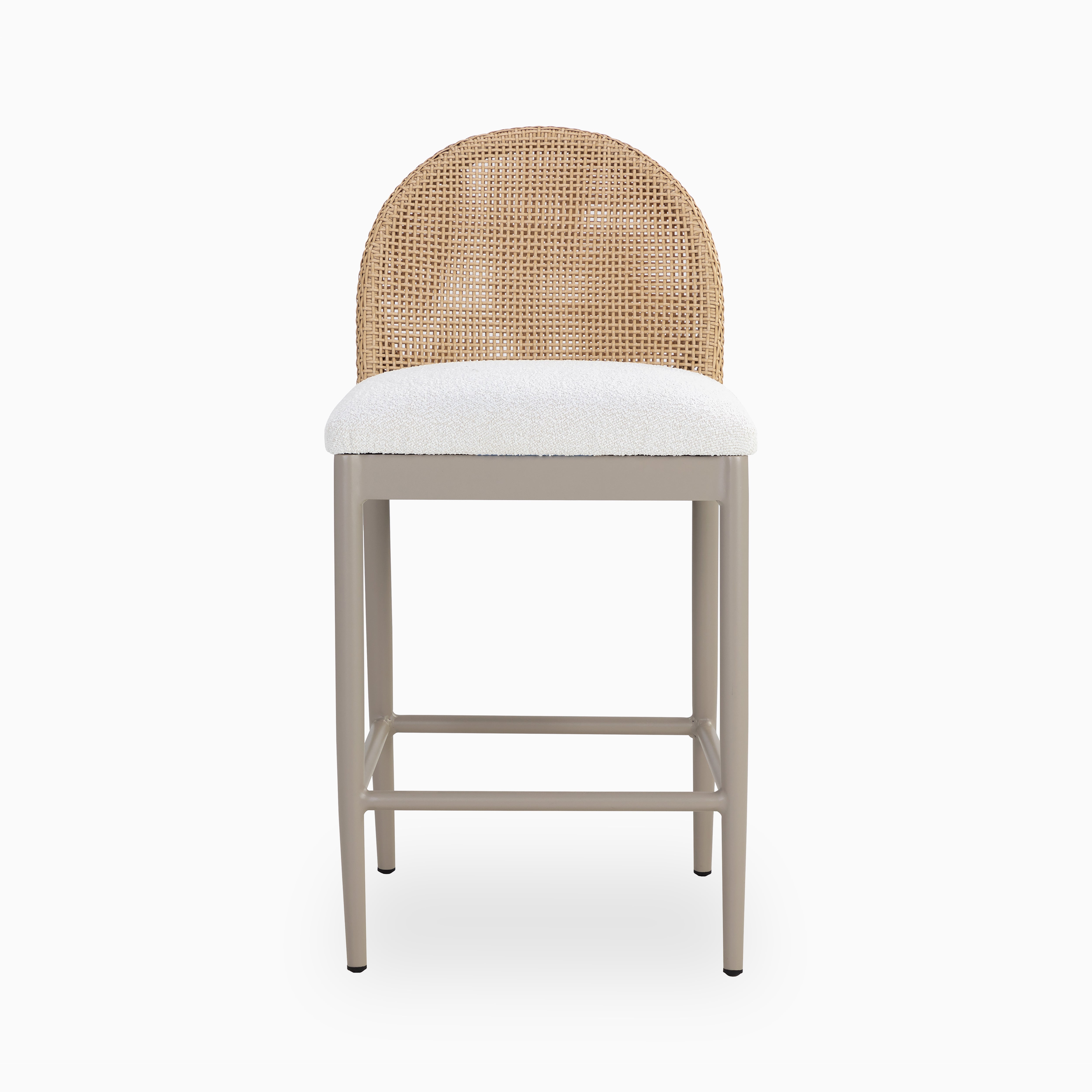 Darcy Outdoor Counter Stool in Cream