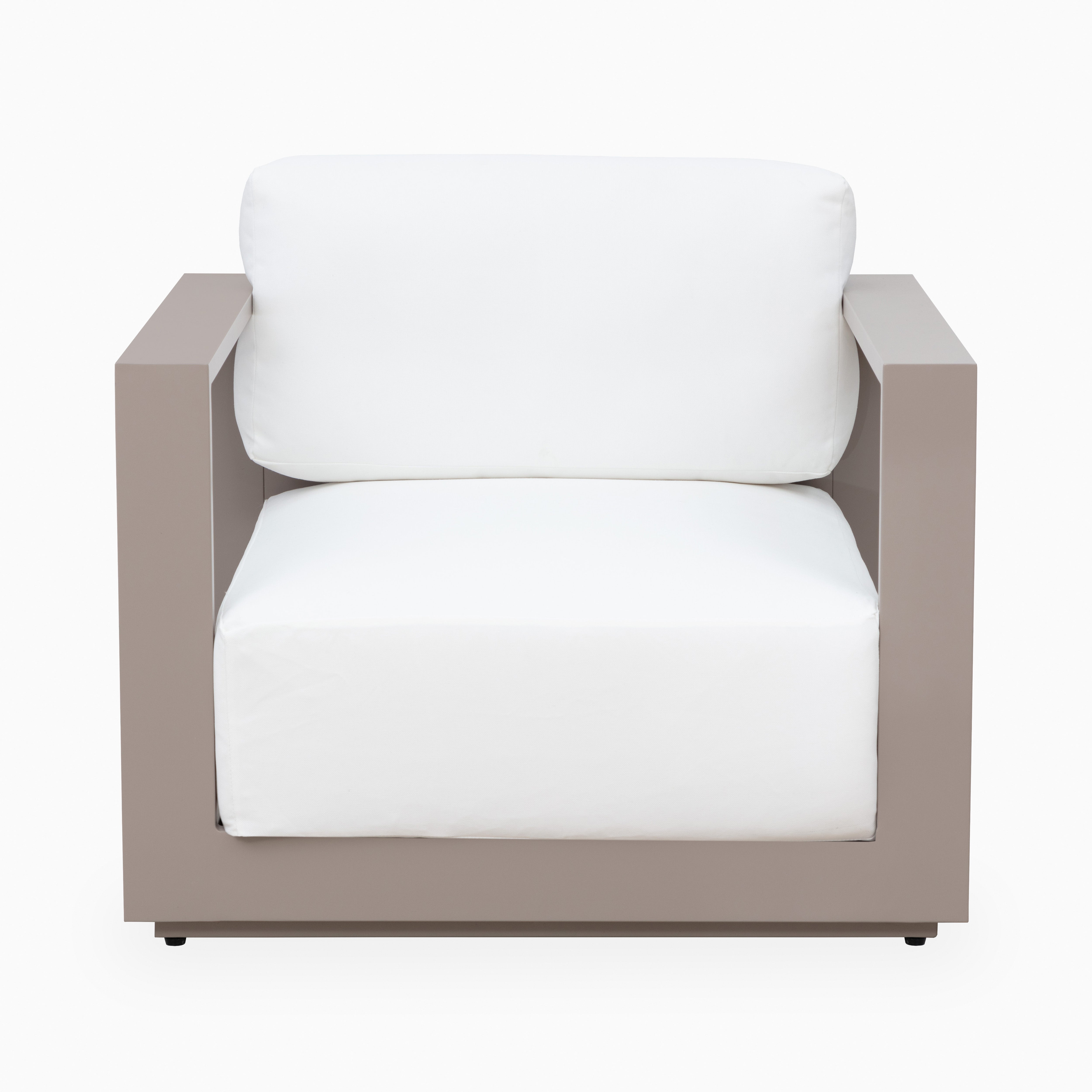 Noa Outdoor Lounge Chair in White