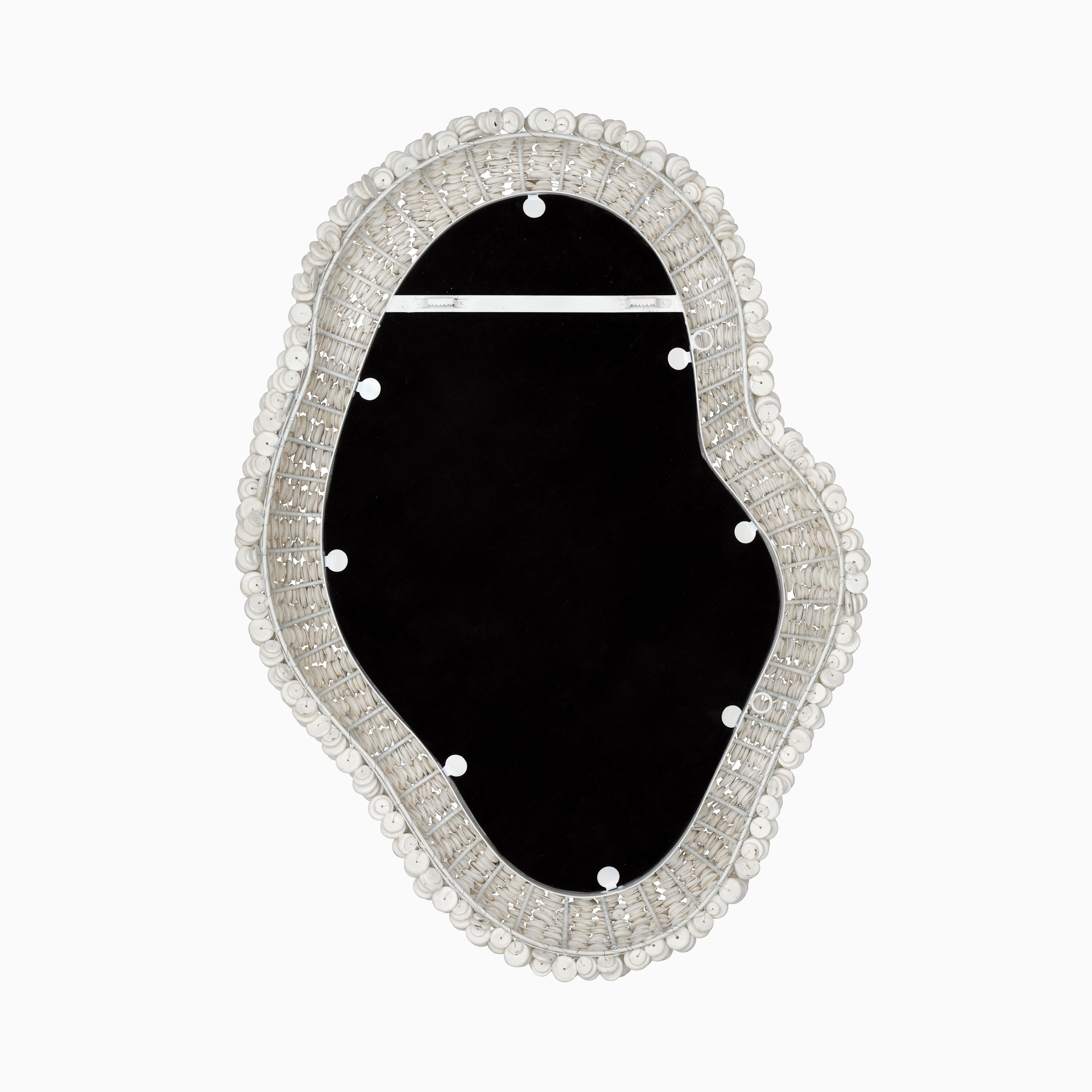 Aloura Mirror in White