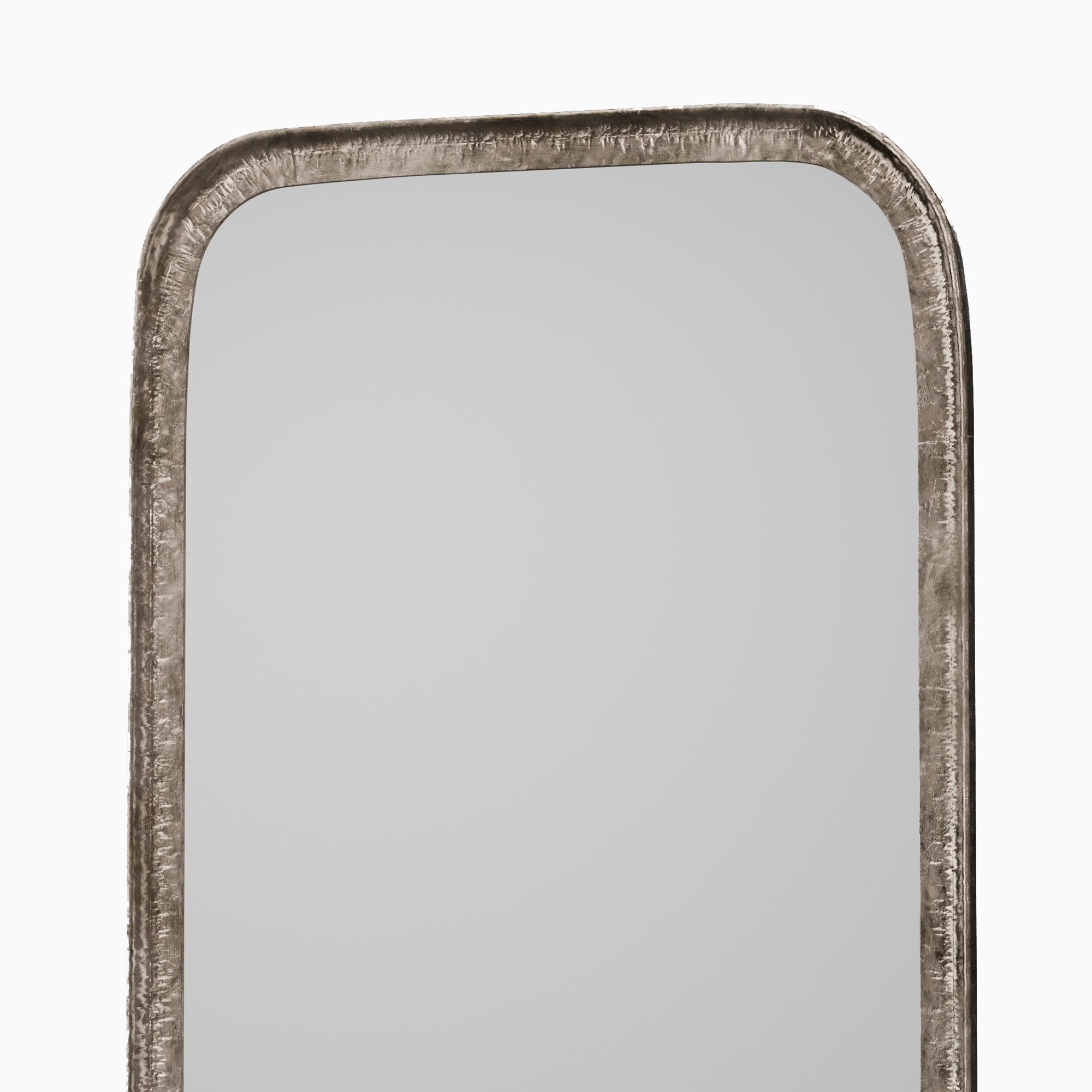 Maravine Mirror in Silver Leaf