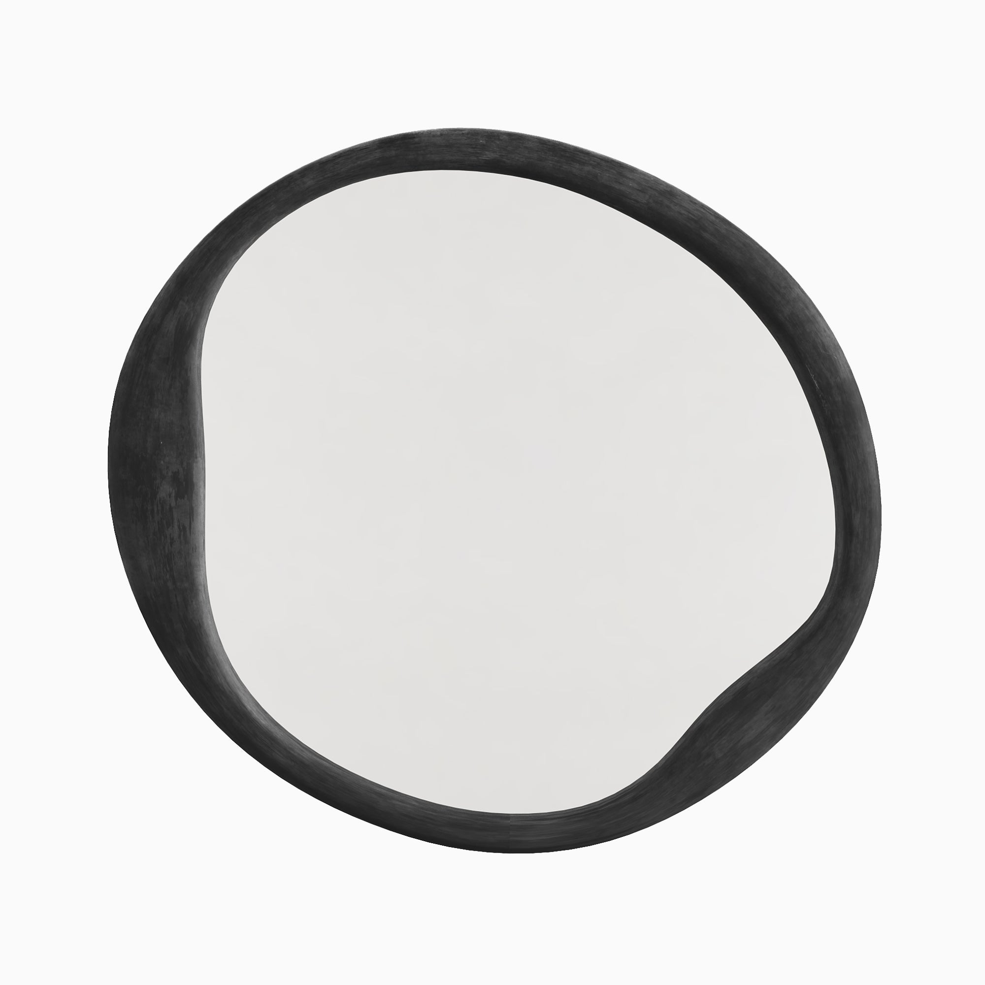 Clarien Round Mirror in Iron