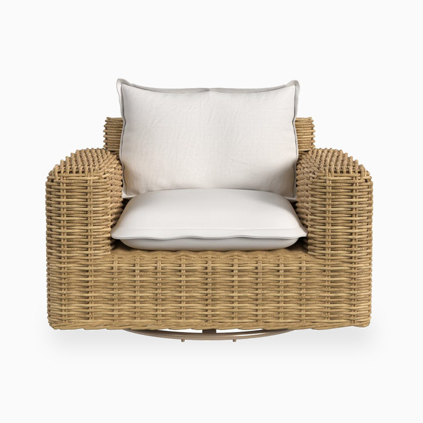 Elysia Oversized Swivel Club Chair