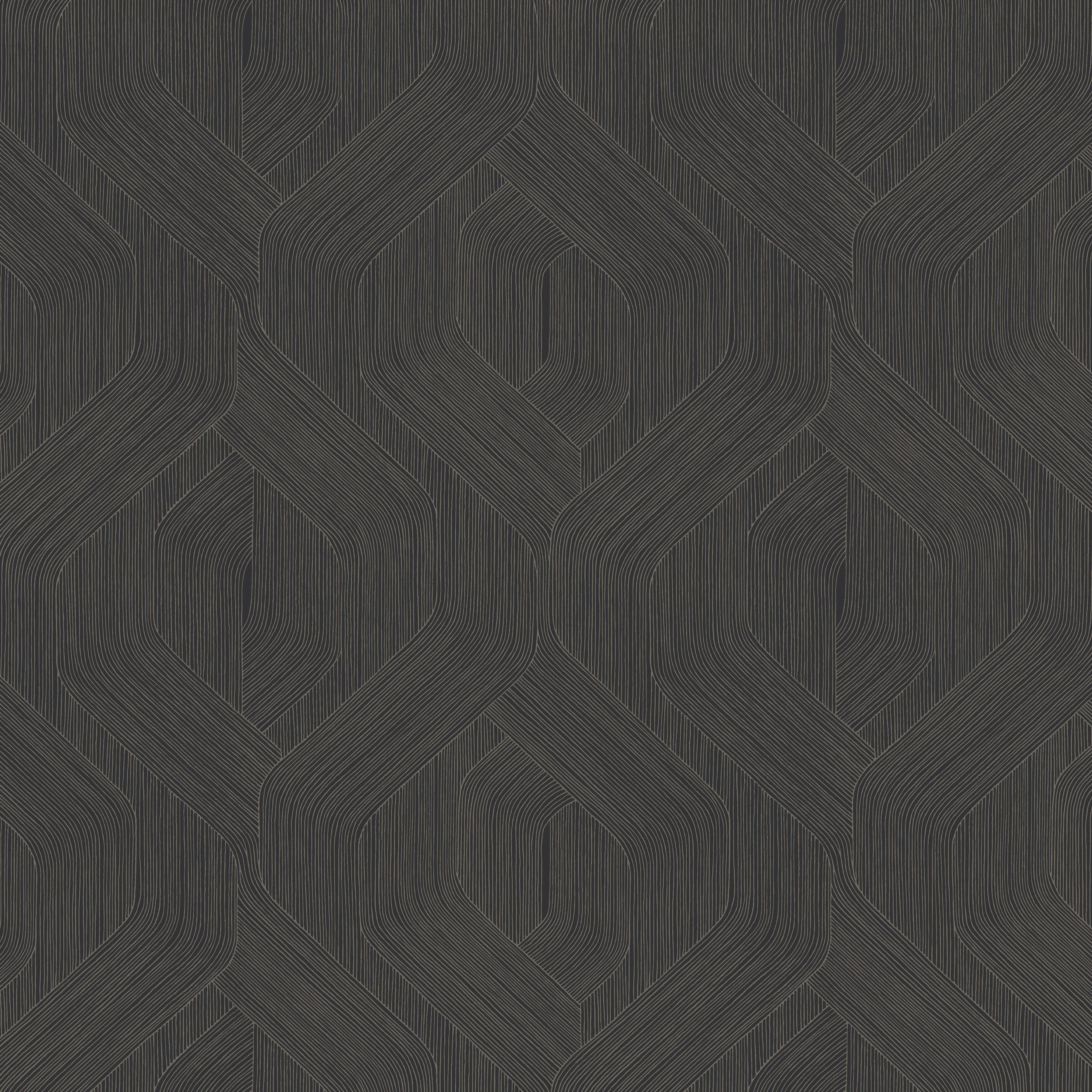 Beralyn Wallpaper in Black