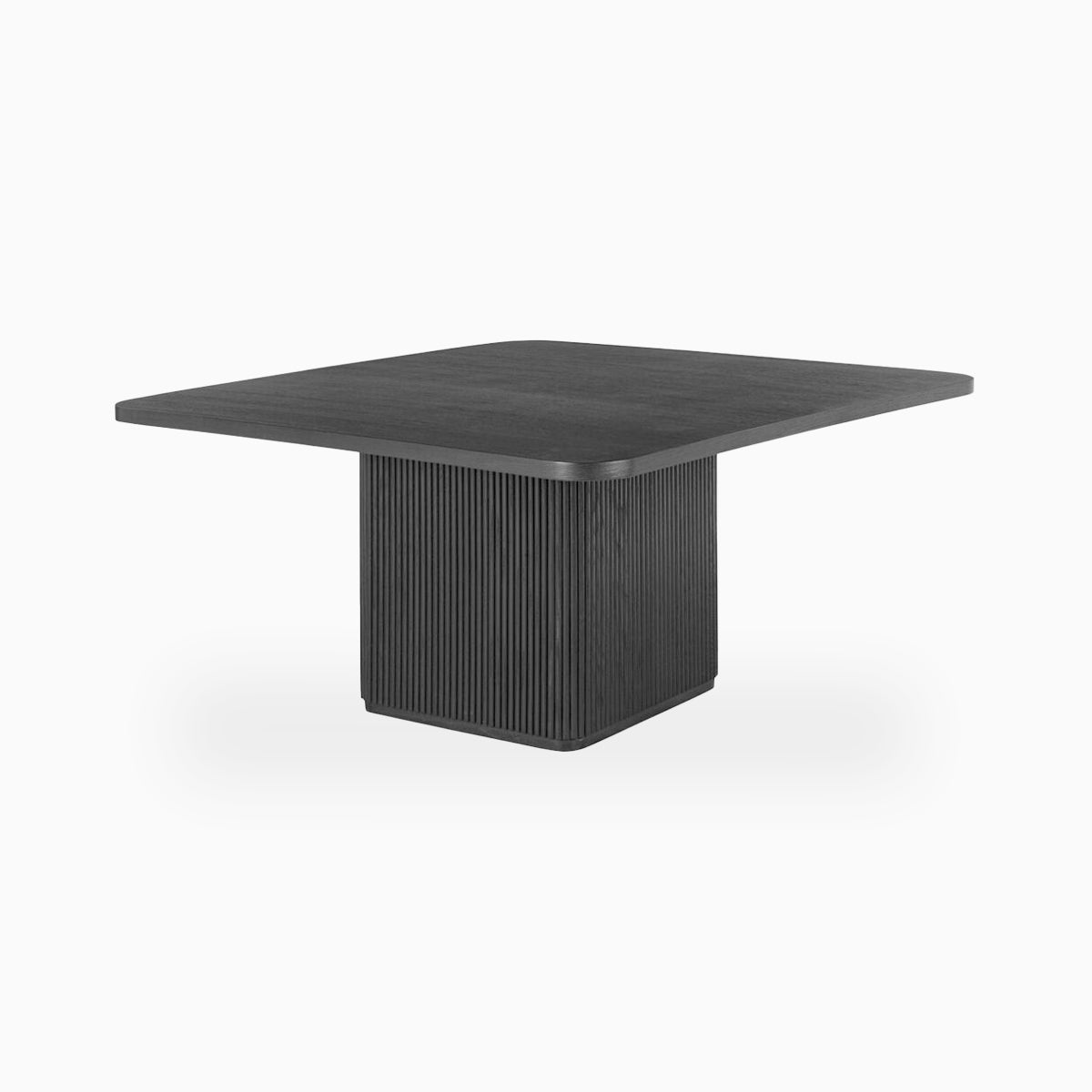 Zevara Square Dining Table in Black Oak, 60"