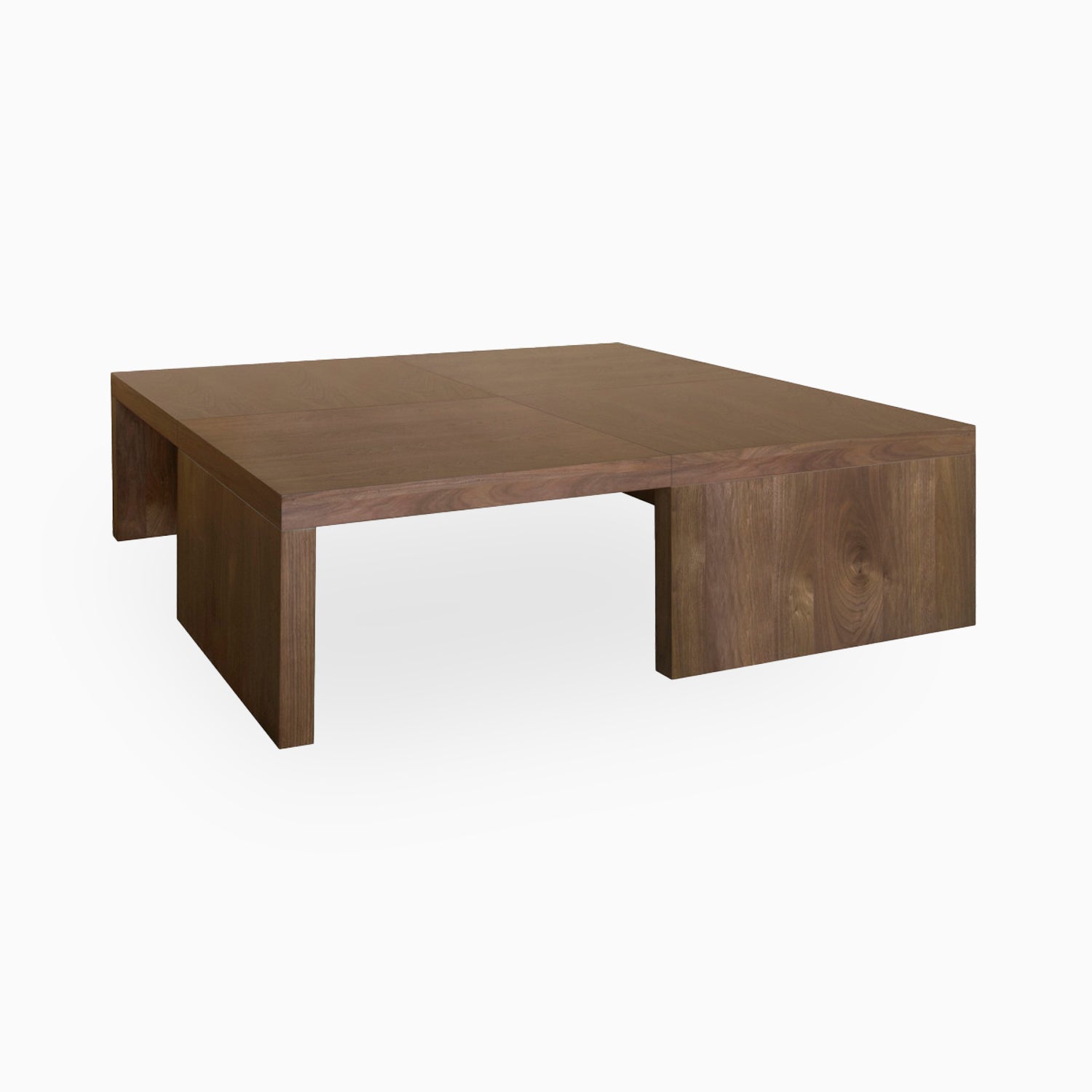Ladrick Square Coffee Table in Light Walnut, 60"