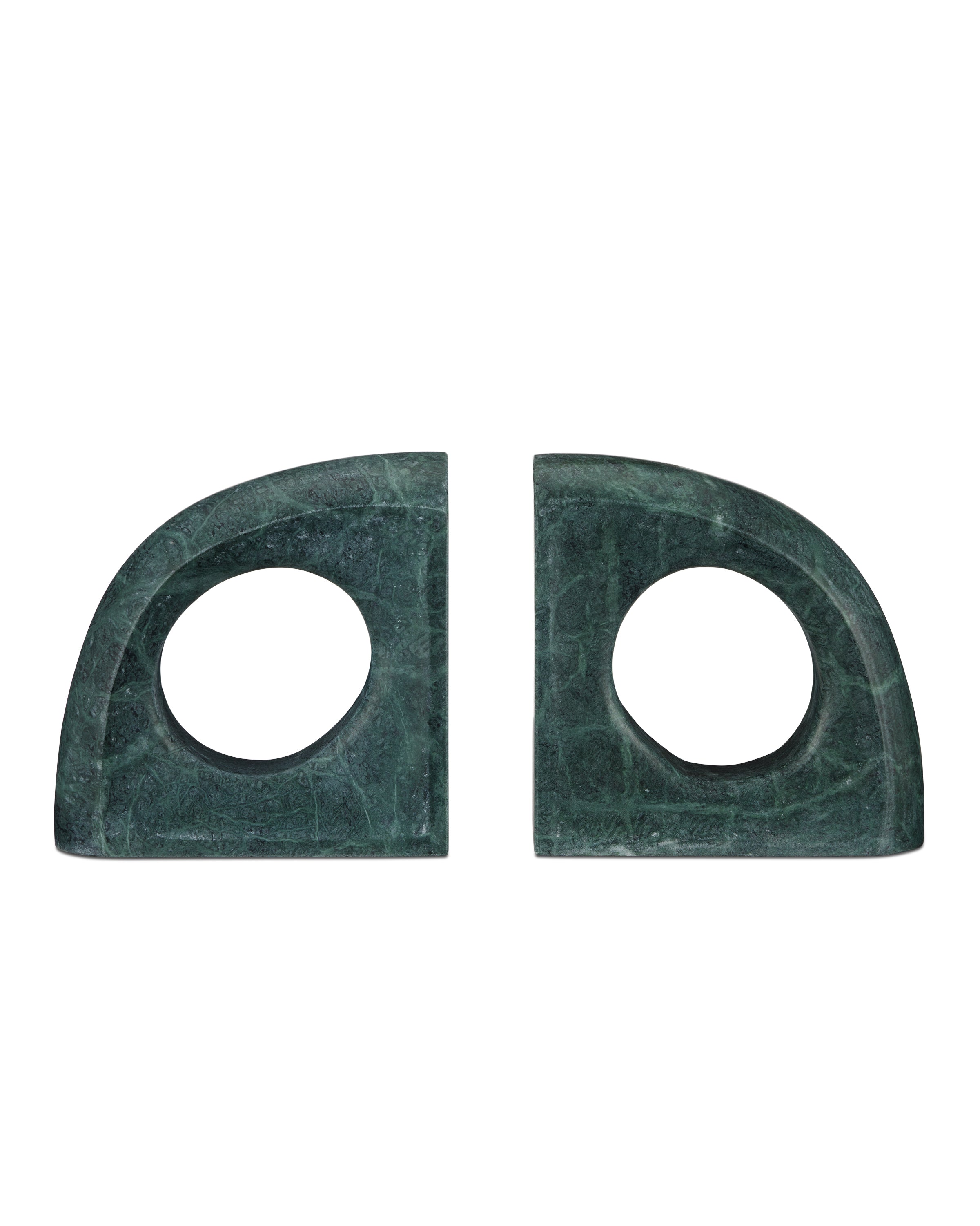 Corbett Green Marble Bookend Set