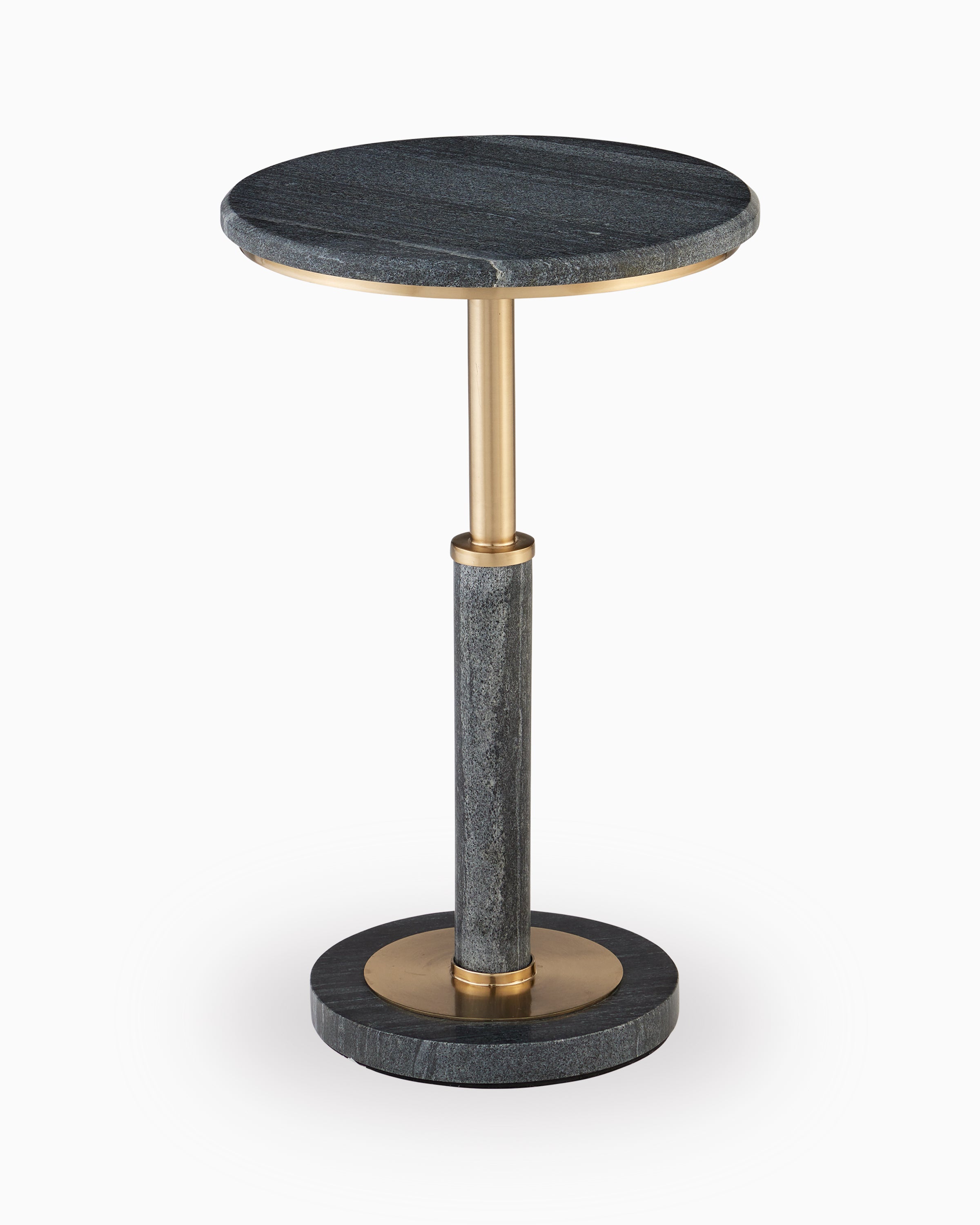 Dunham Black Marble Accent Table