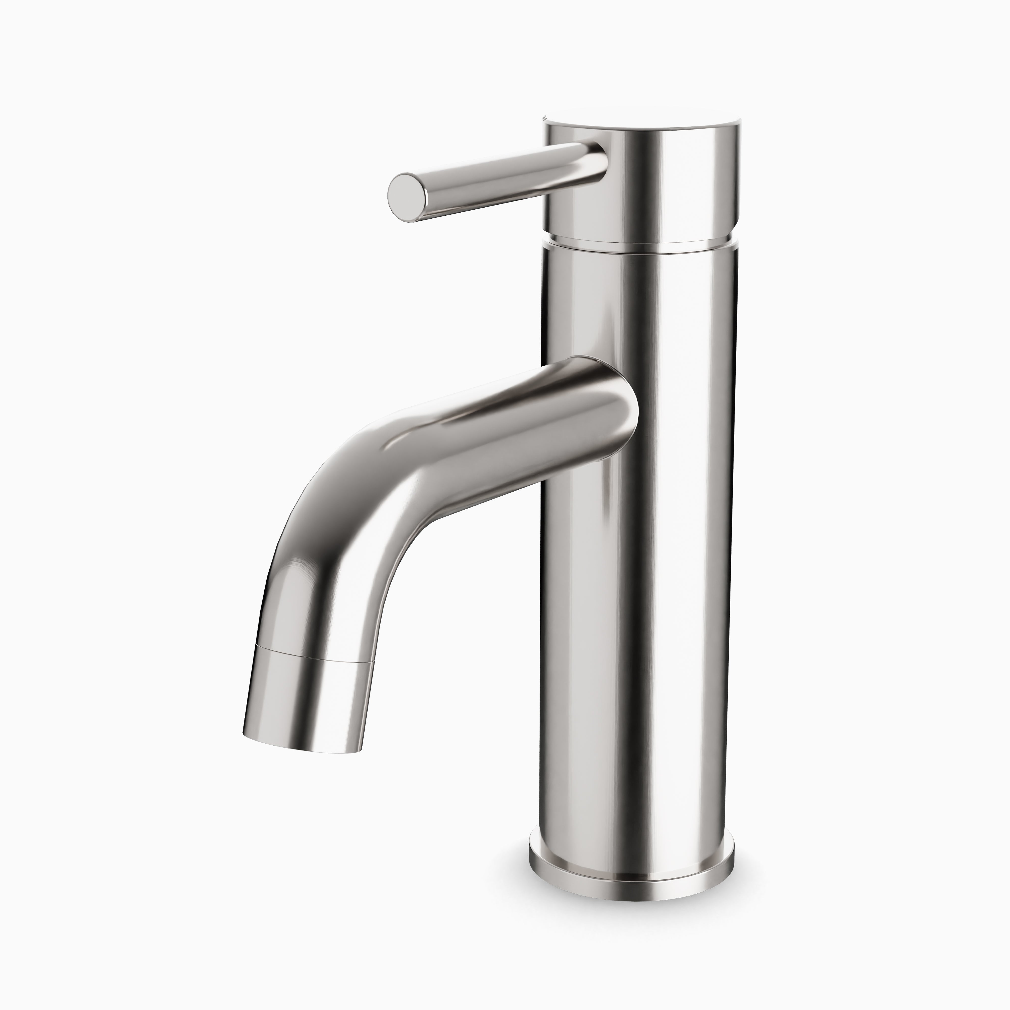 Alder Single Hole Bathroom Faucet in Brushed Nickel