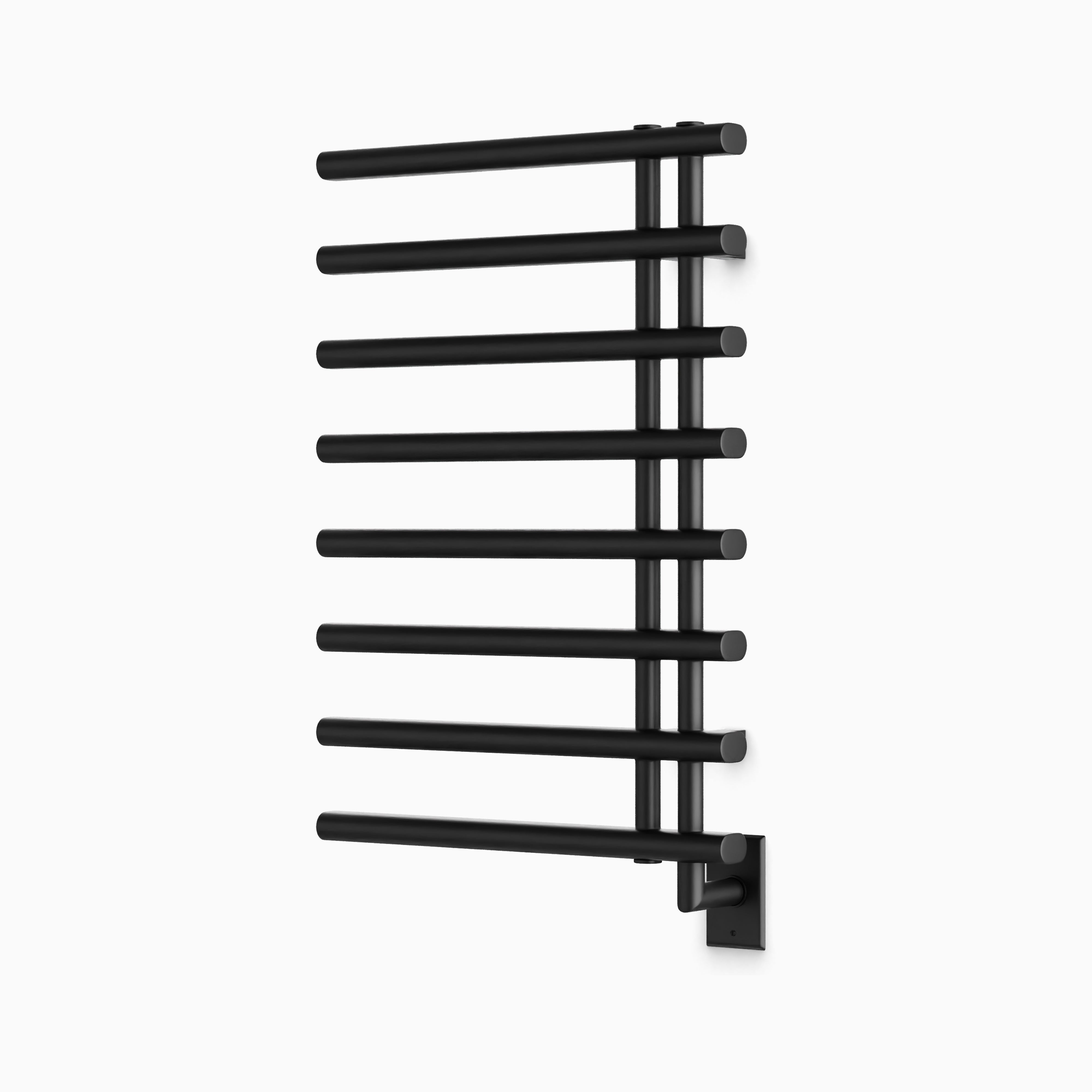 Reed 30" x 20" Hardwired (Right) Towel Warmer in Matte Black