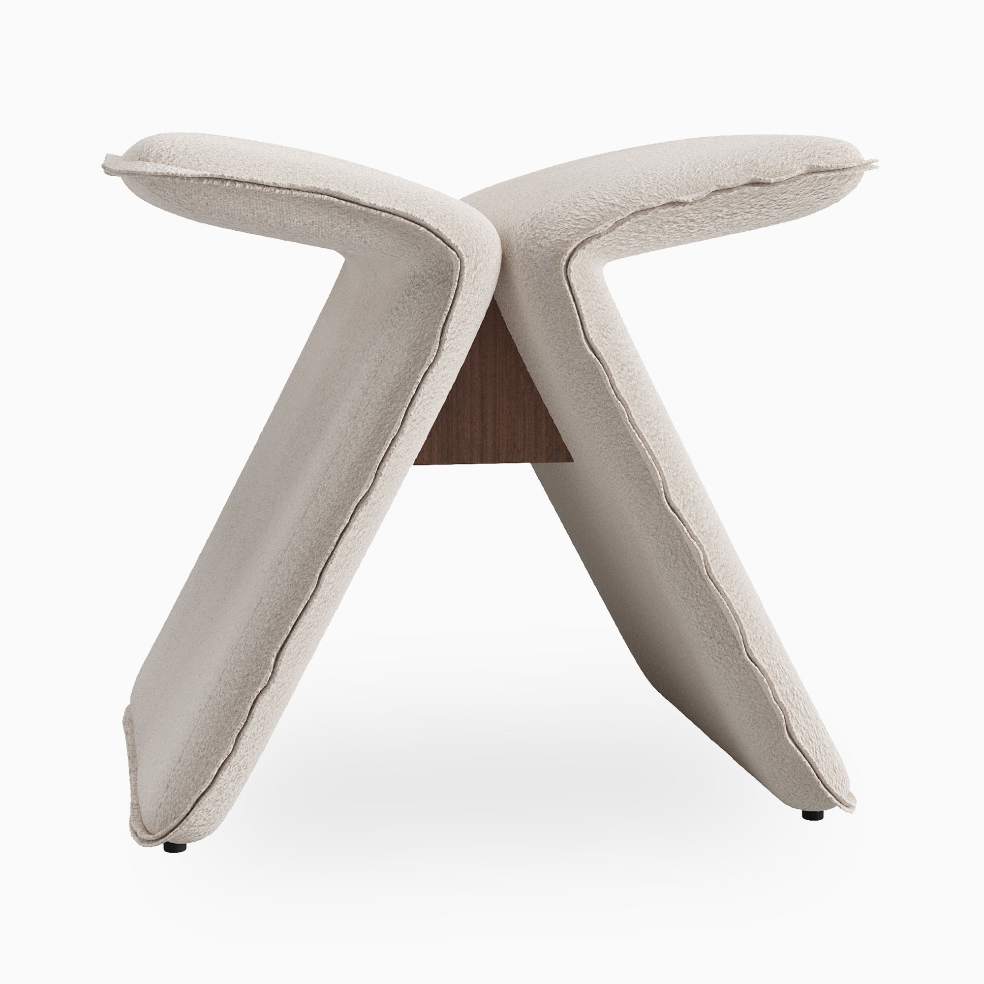 Adelin Walnut Stool in Matte, 18"