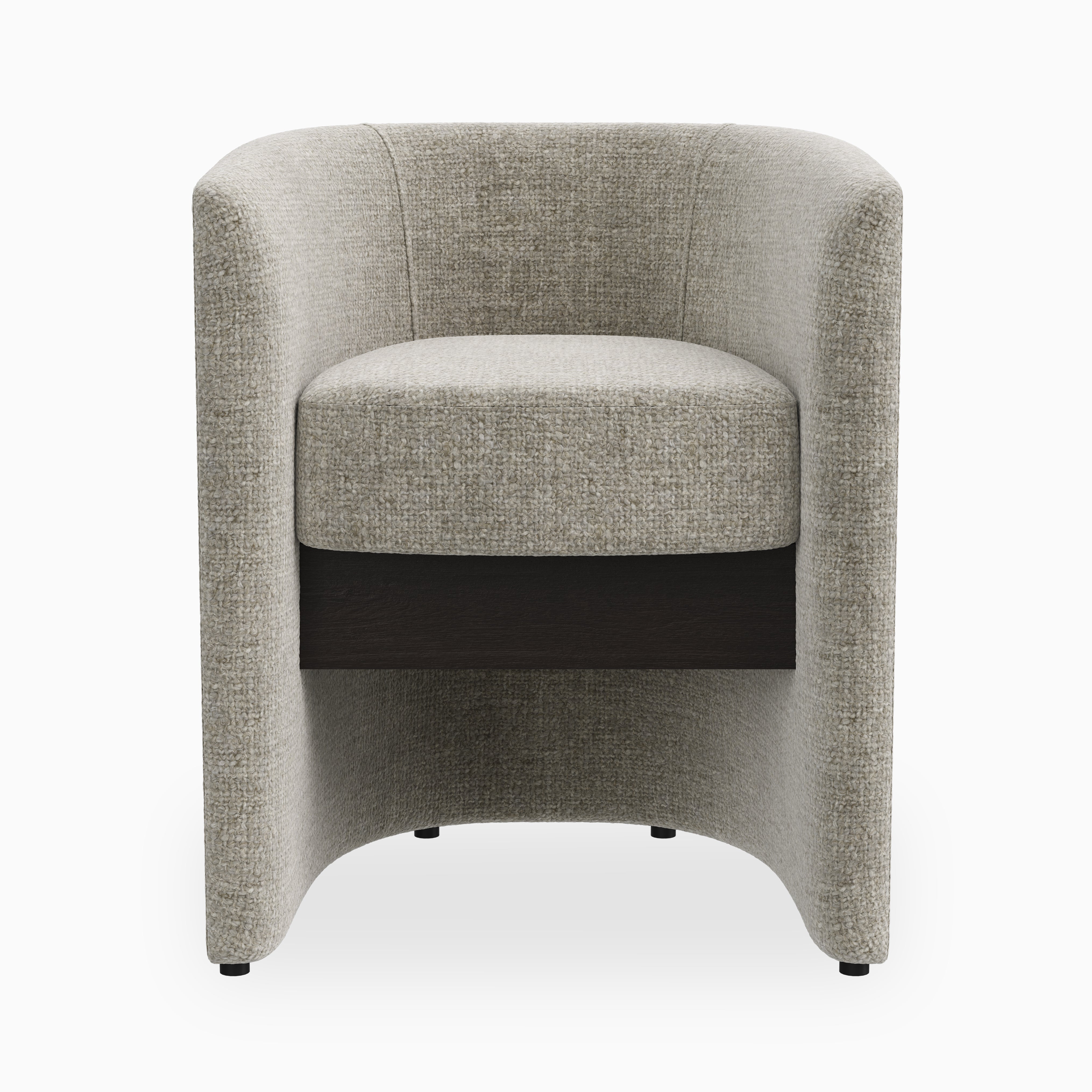 Gaspard Dining Chair in Mocha/Bone