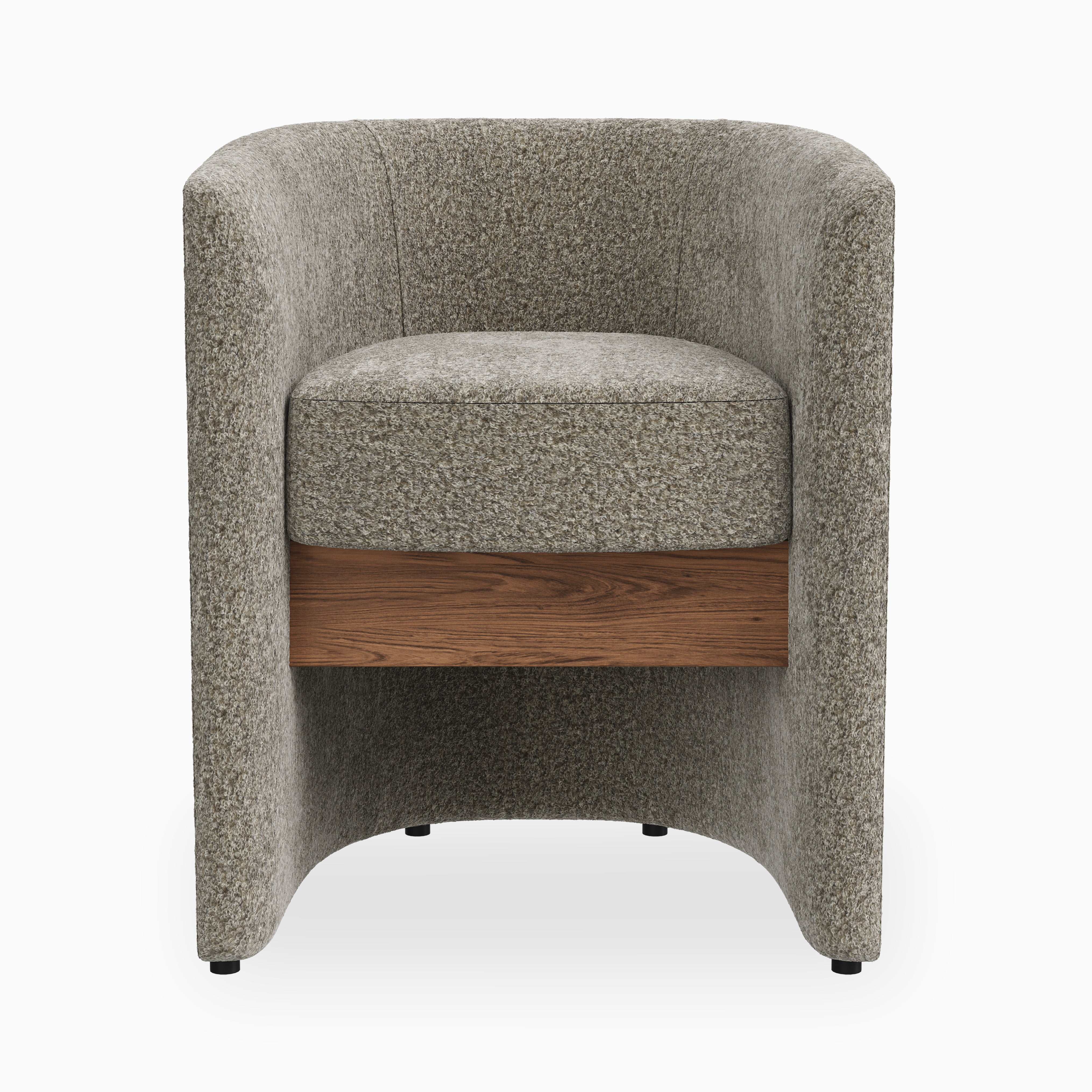 Gaspard Dining Chair in Matte/Mushroom
