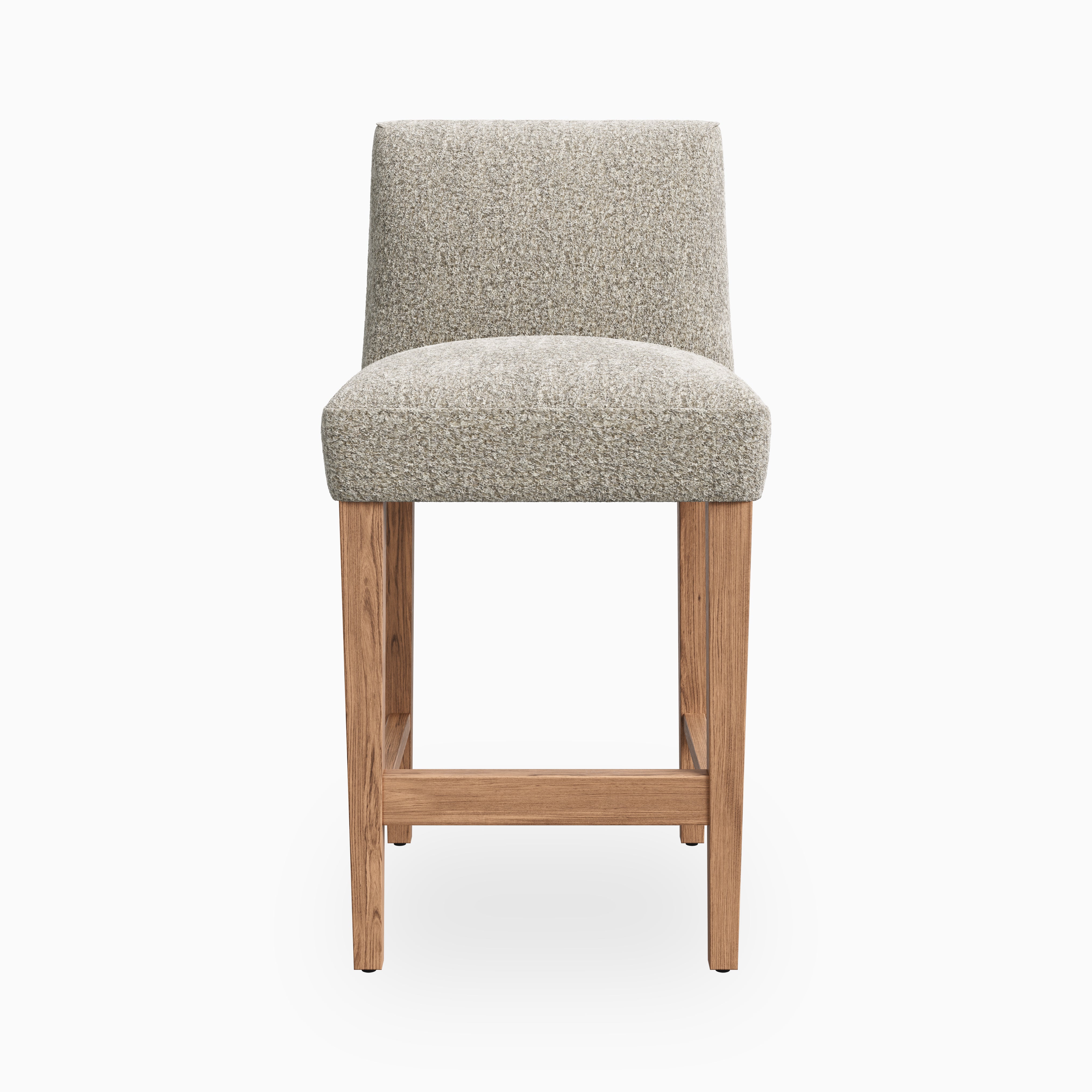 Oliver Bar Stool in Matte/Mushroom