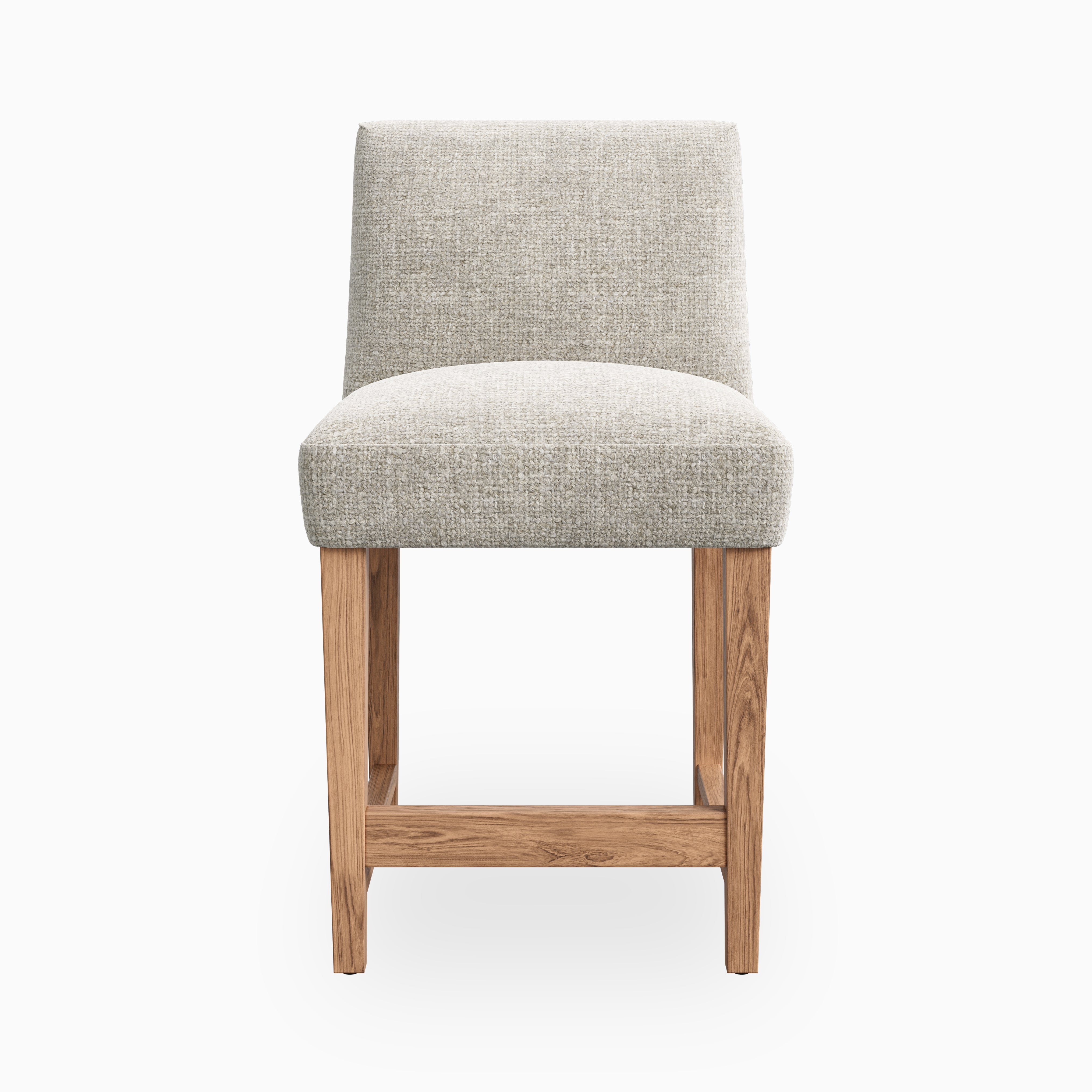 Oliver Counter Stool in Matte/Bone