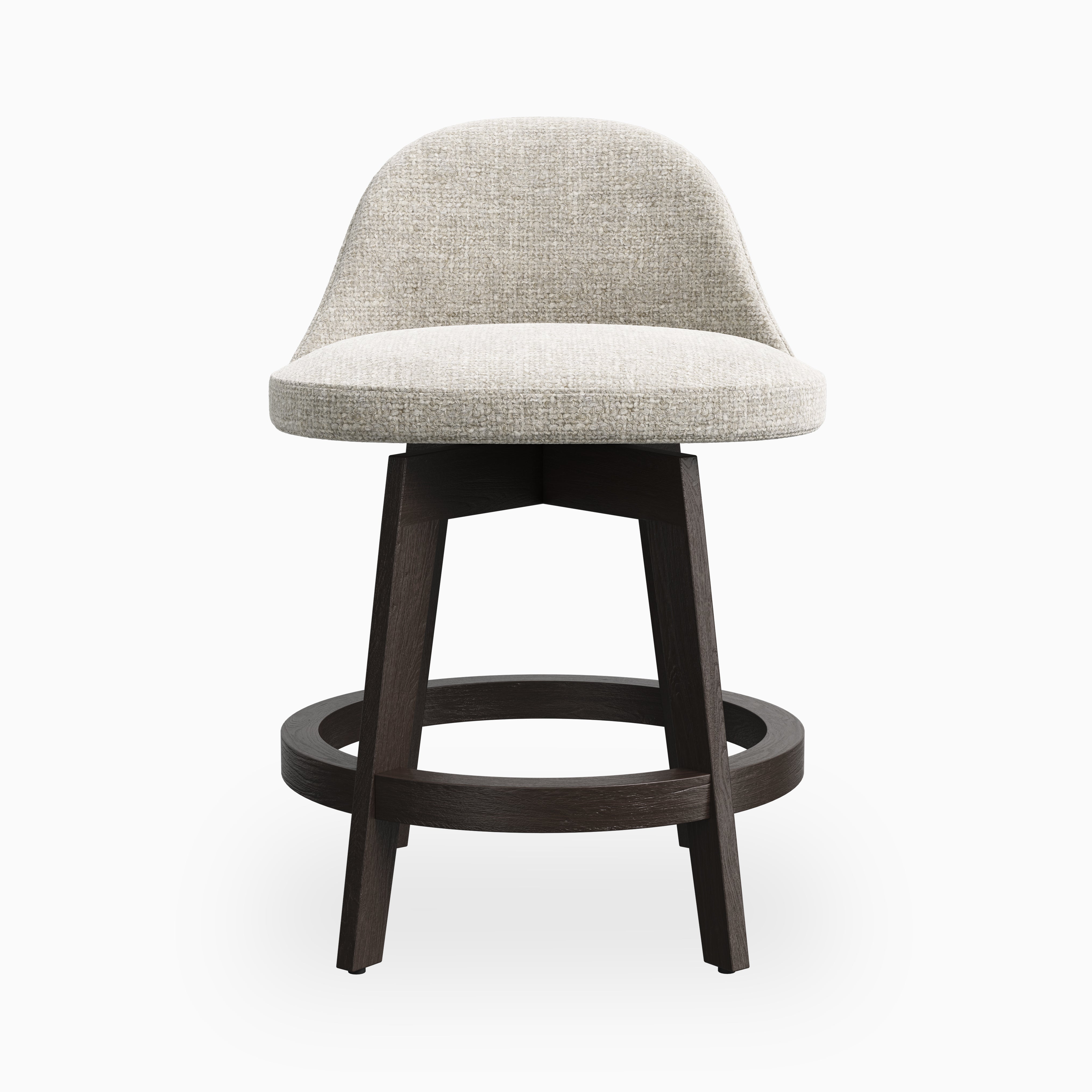 Cyril Counter Stool in Mocha/Bone