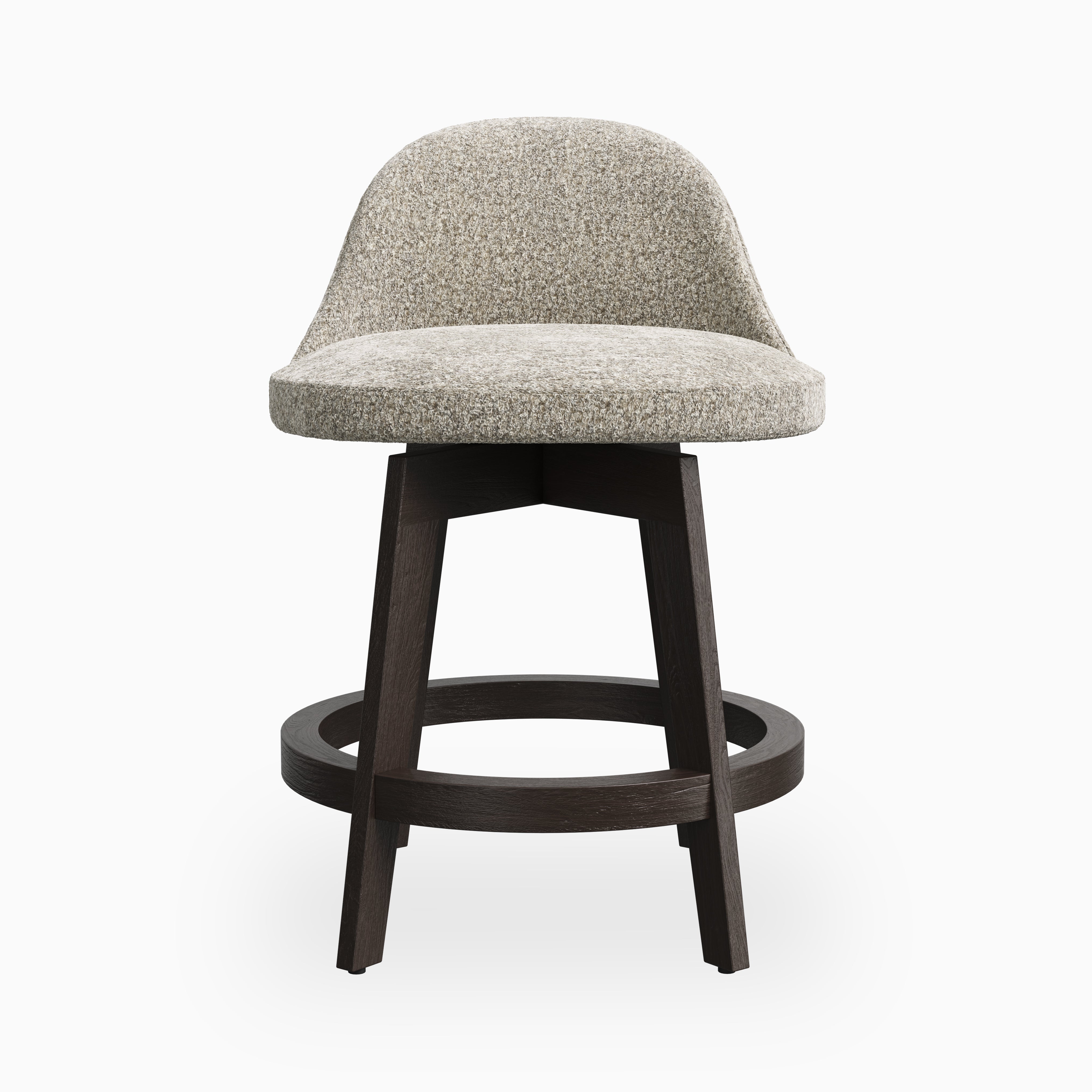 Cyril Counter Stool in Mocha/Mushroom