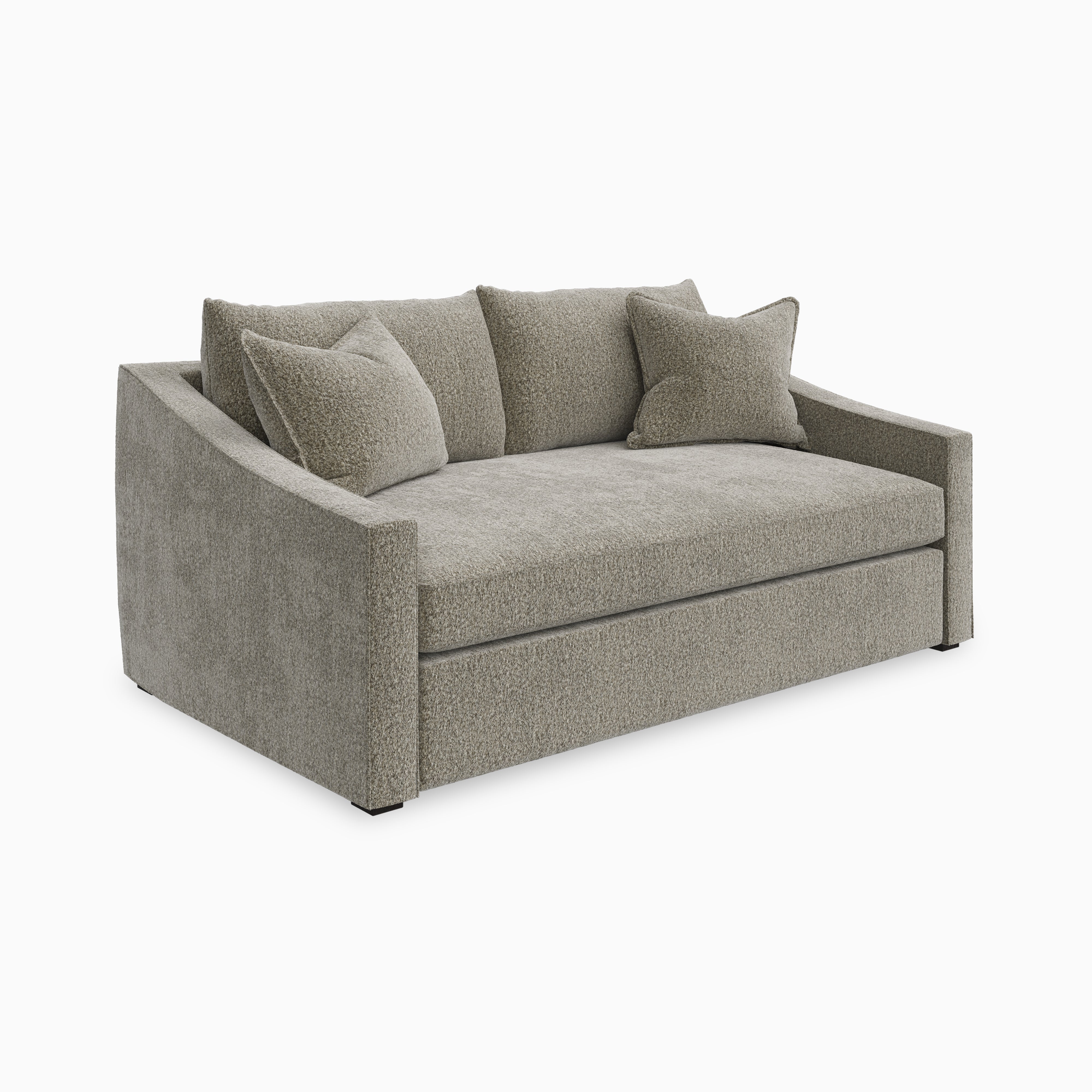 Ronan Loveseat in Mushroom, 72"