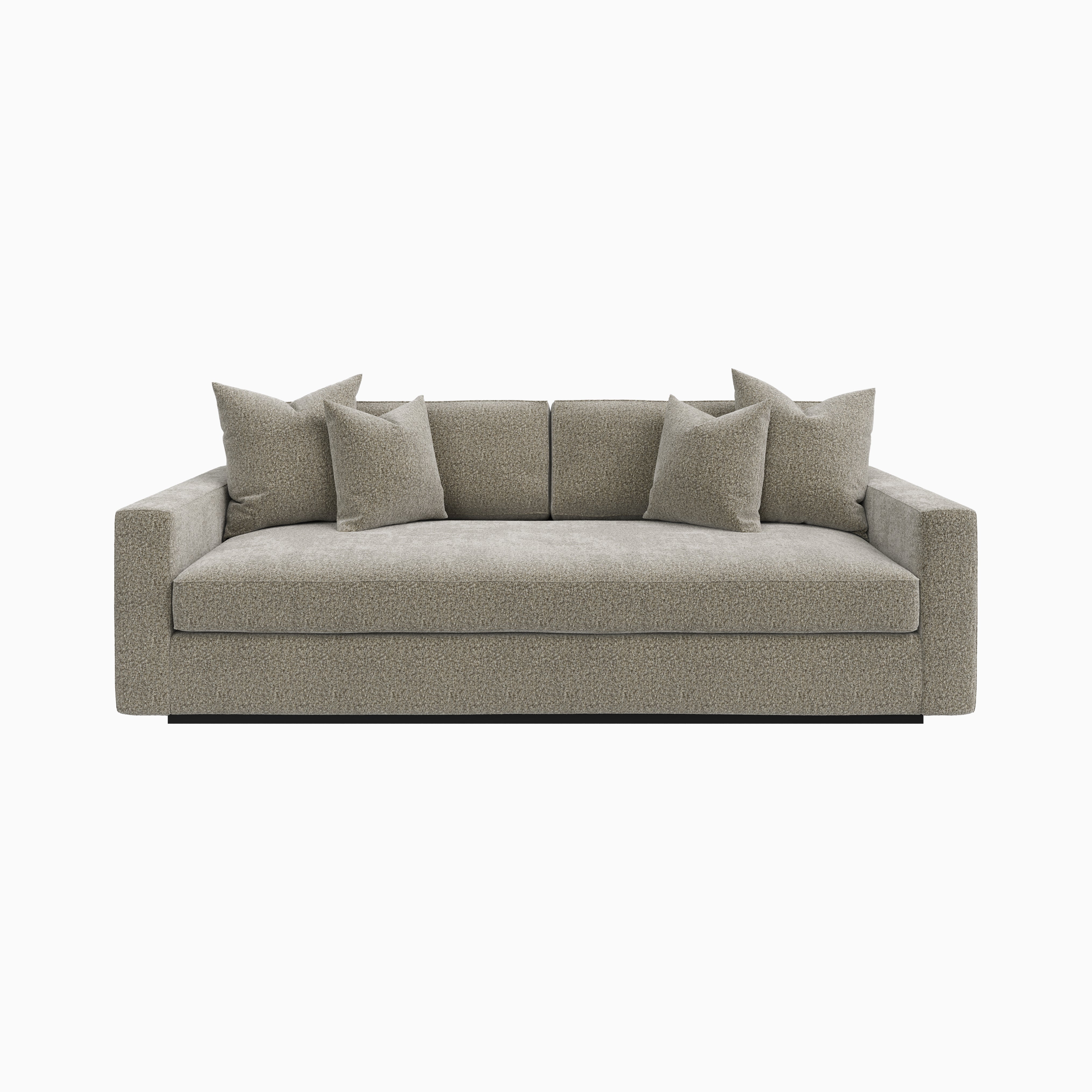Aleric Sofa in Mushroom, 98"