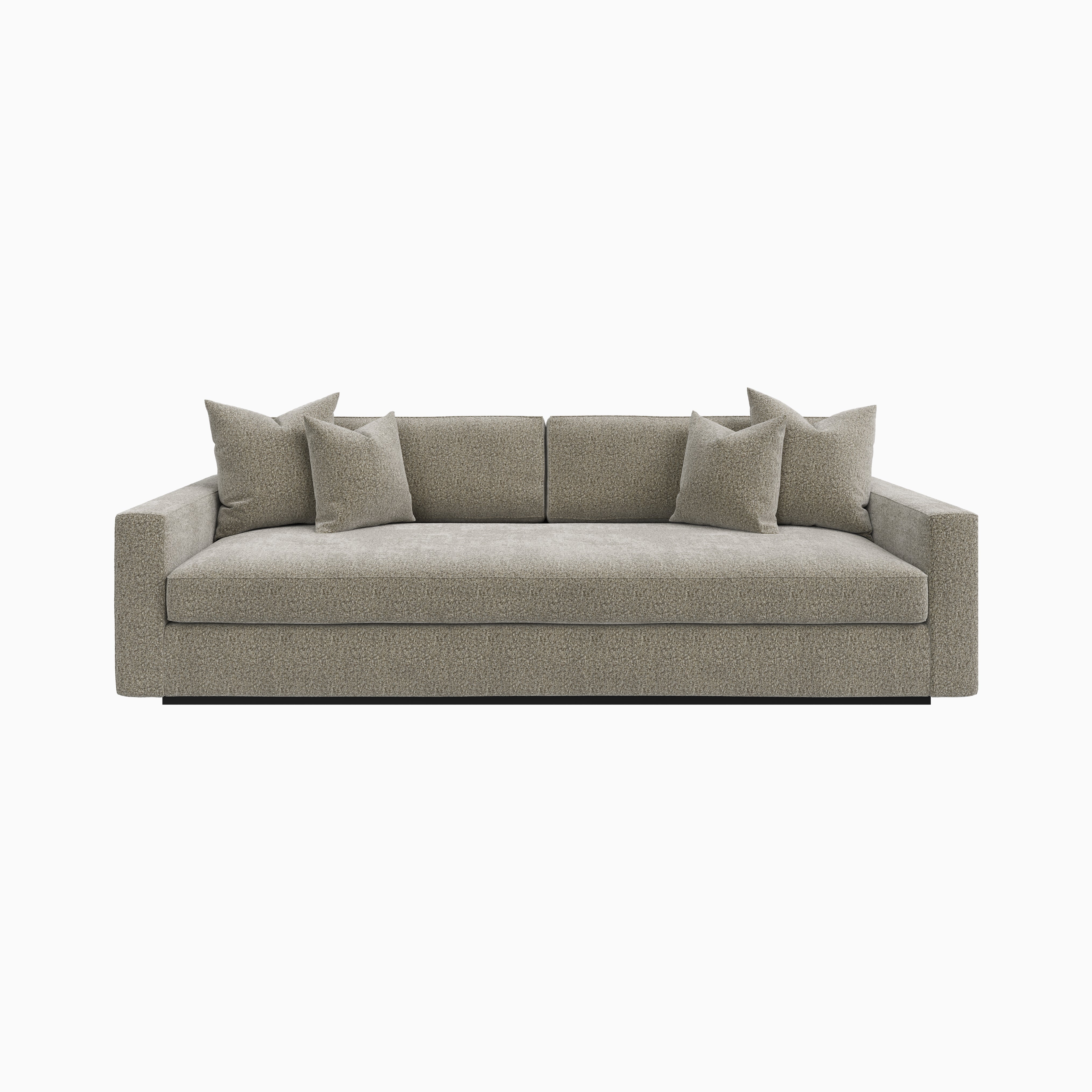 Aleric Sofa in Mushroom, 110"