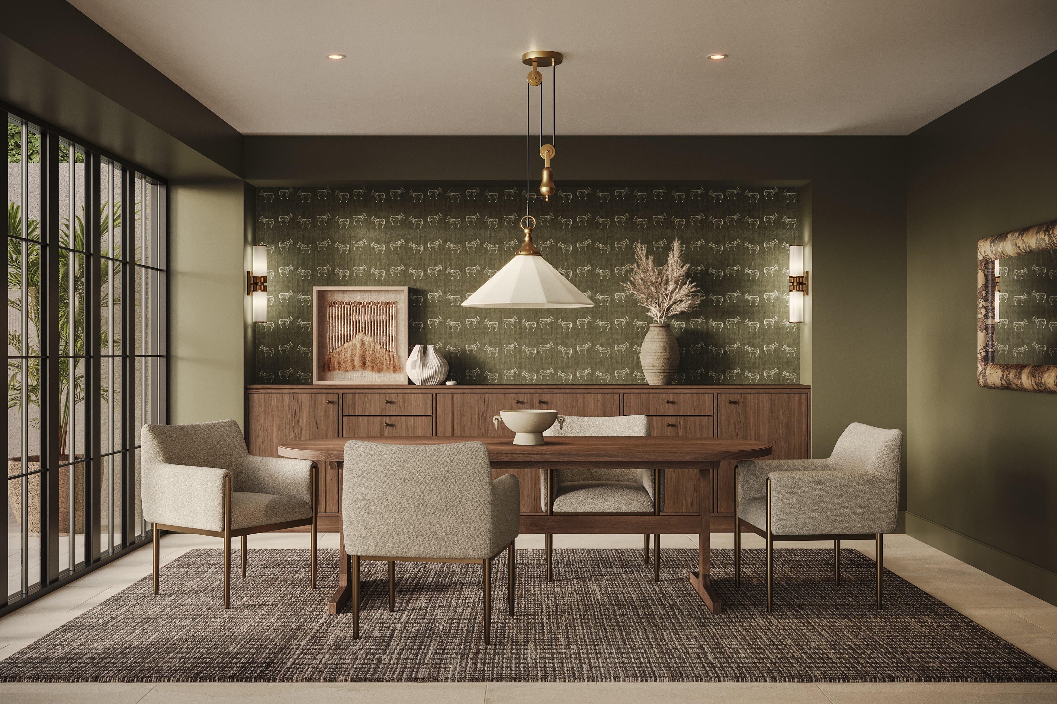 Davies Rug in Graphite / Fog