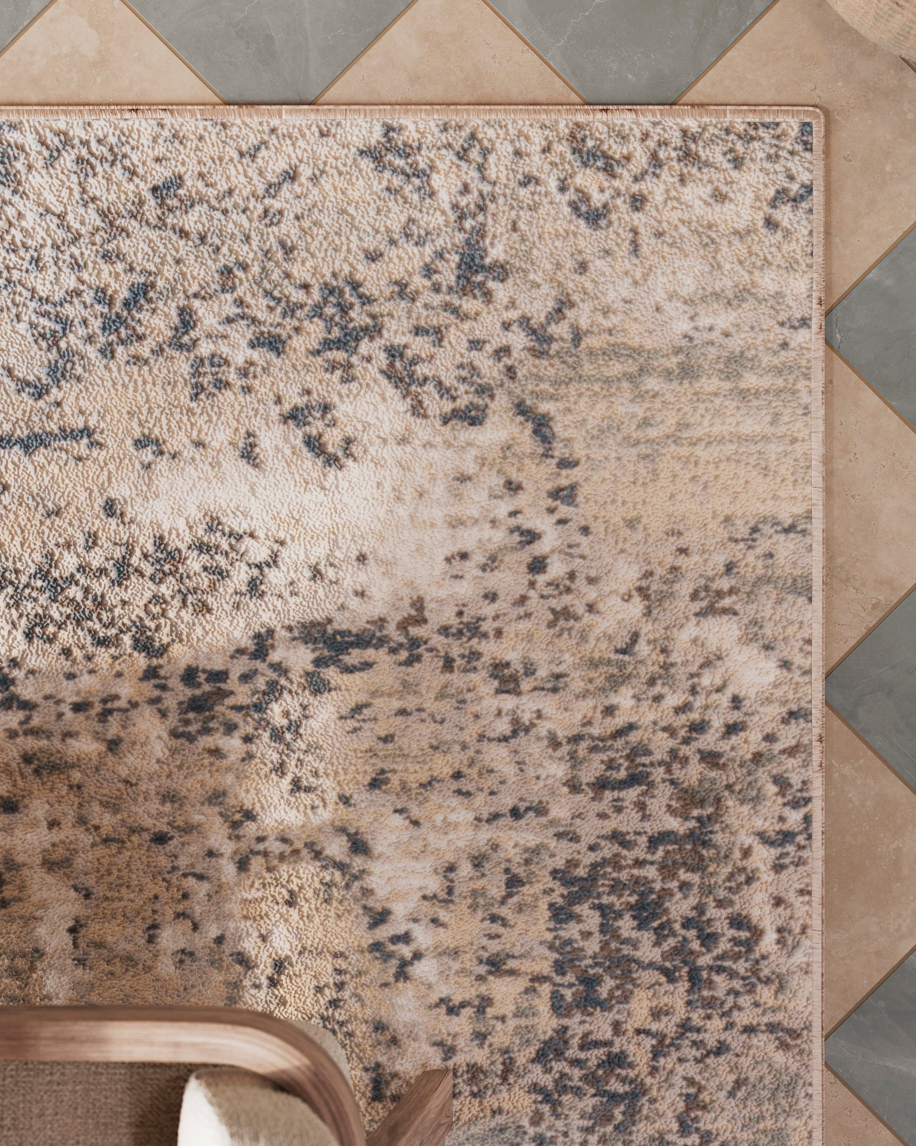 Charlise Rug in Bone / Slate