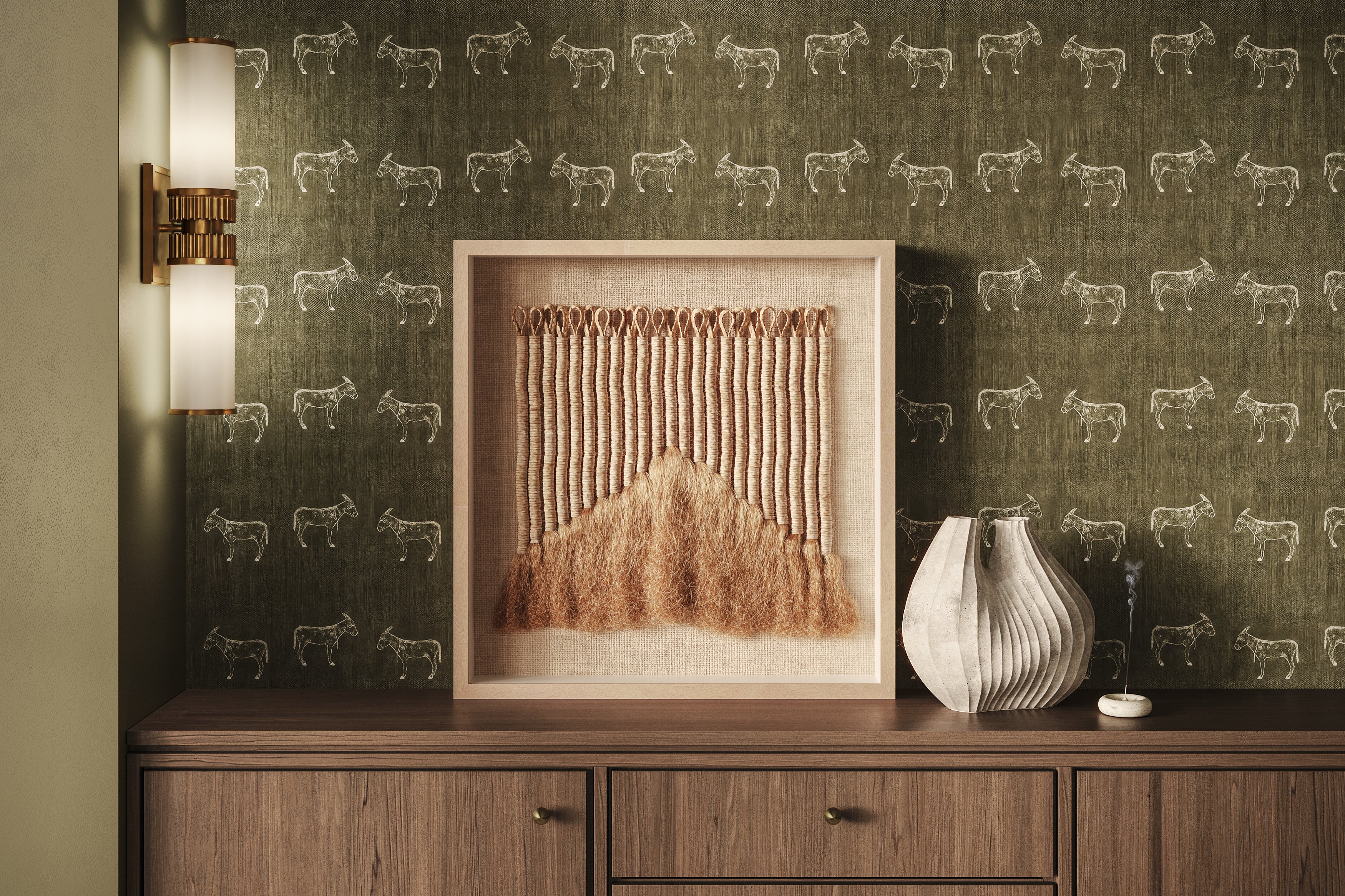 Rycroft Wall Sconce in Aged Brass