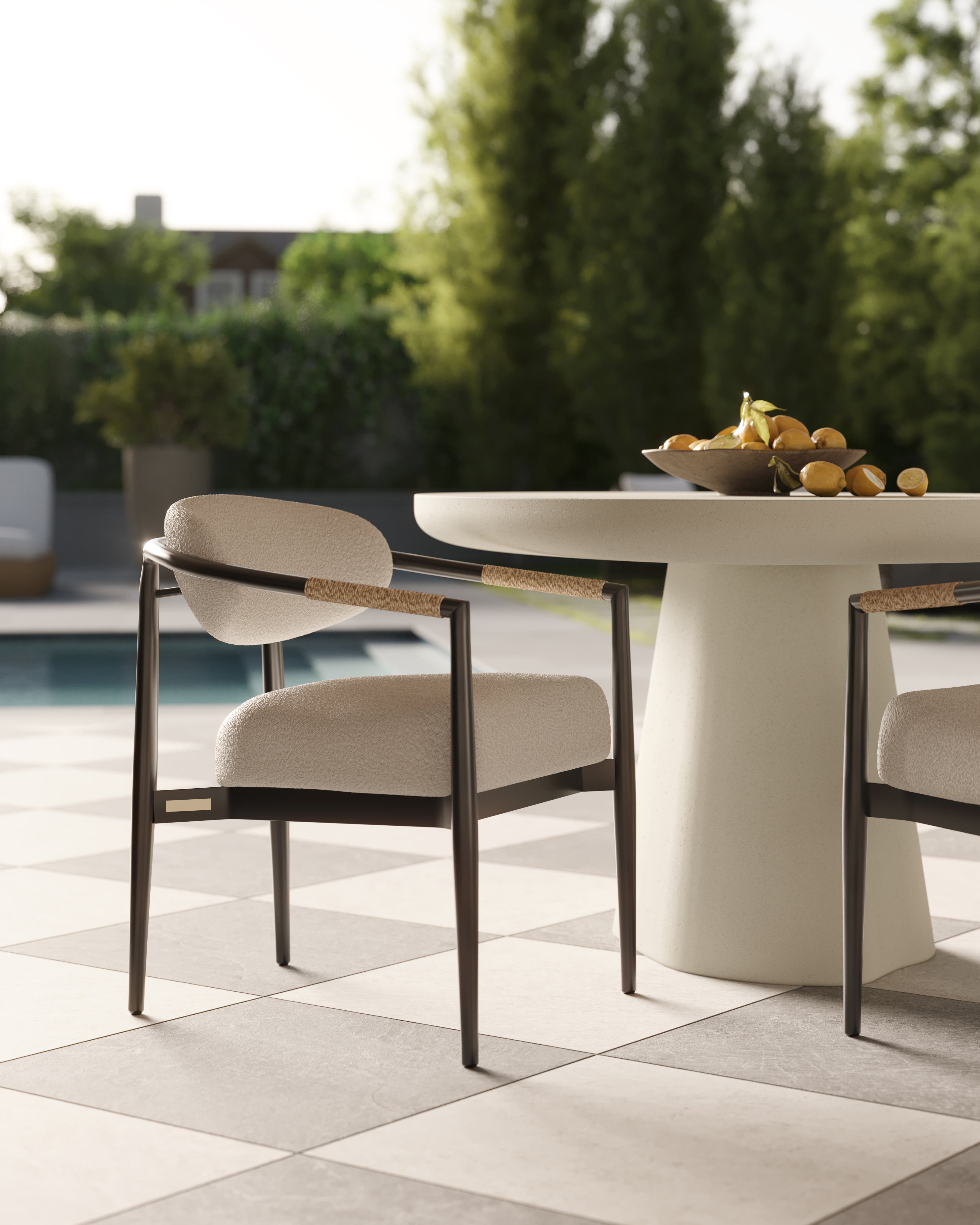Leticia Dining Chair in Cream