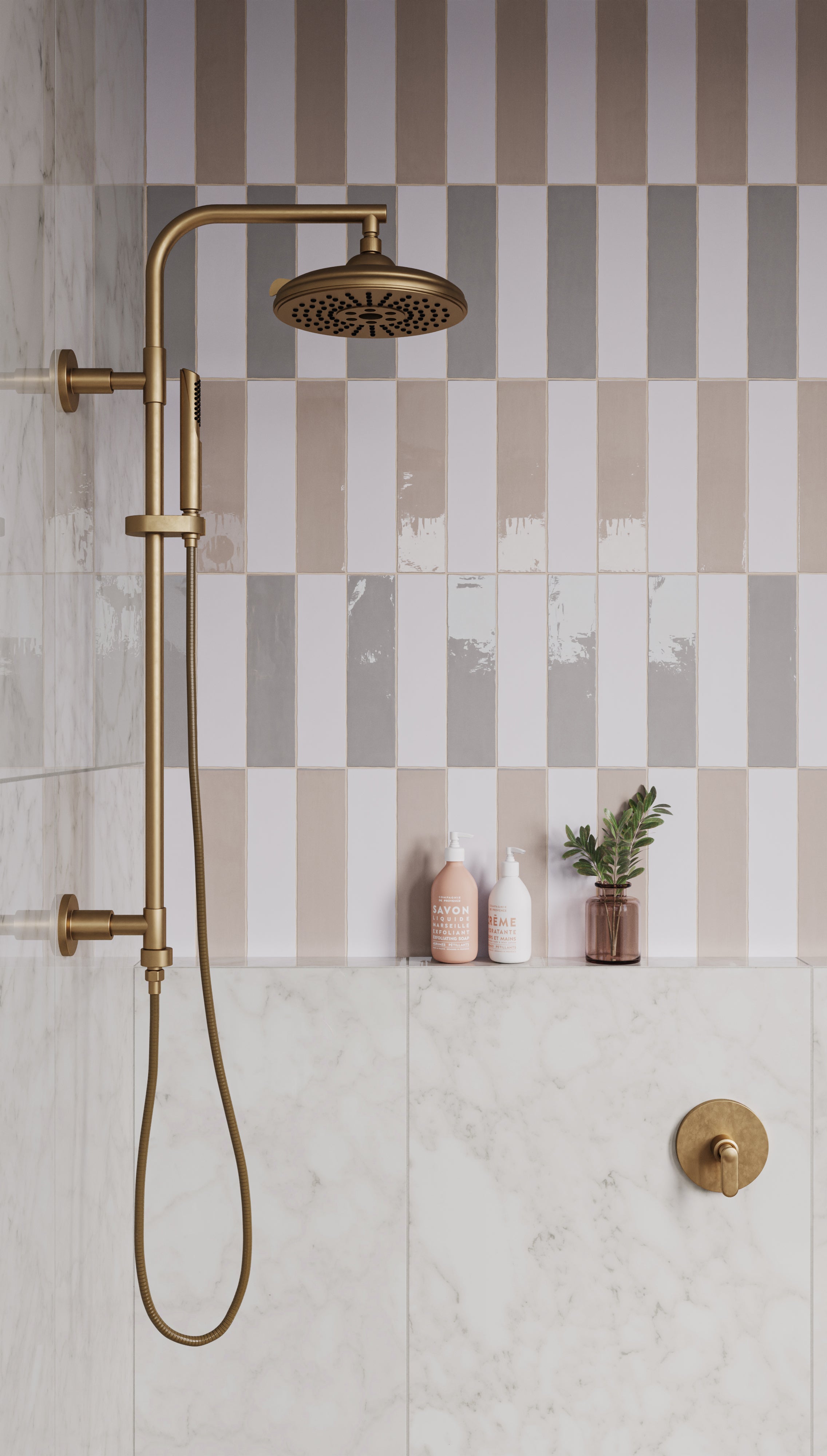 Harper 3x12 Glossy Ceramic Tile in Quill Grey