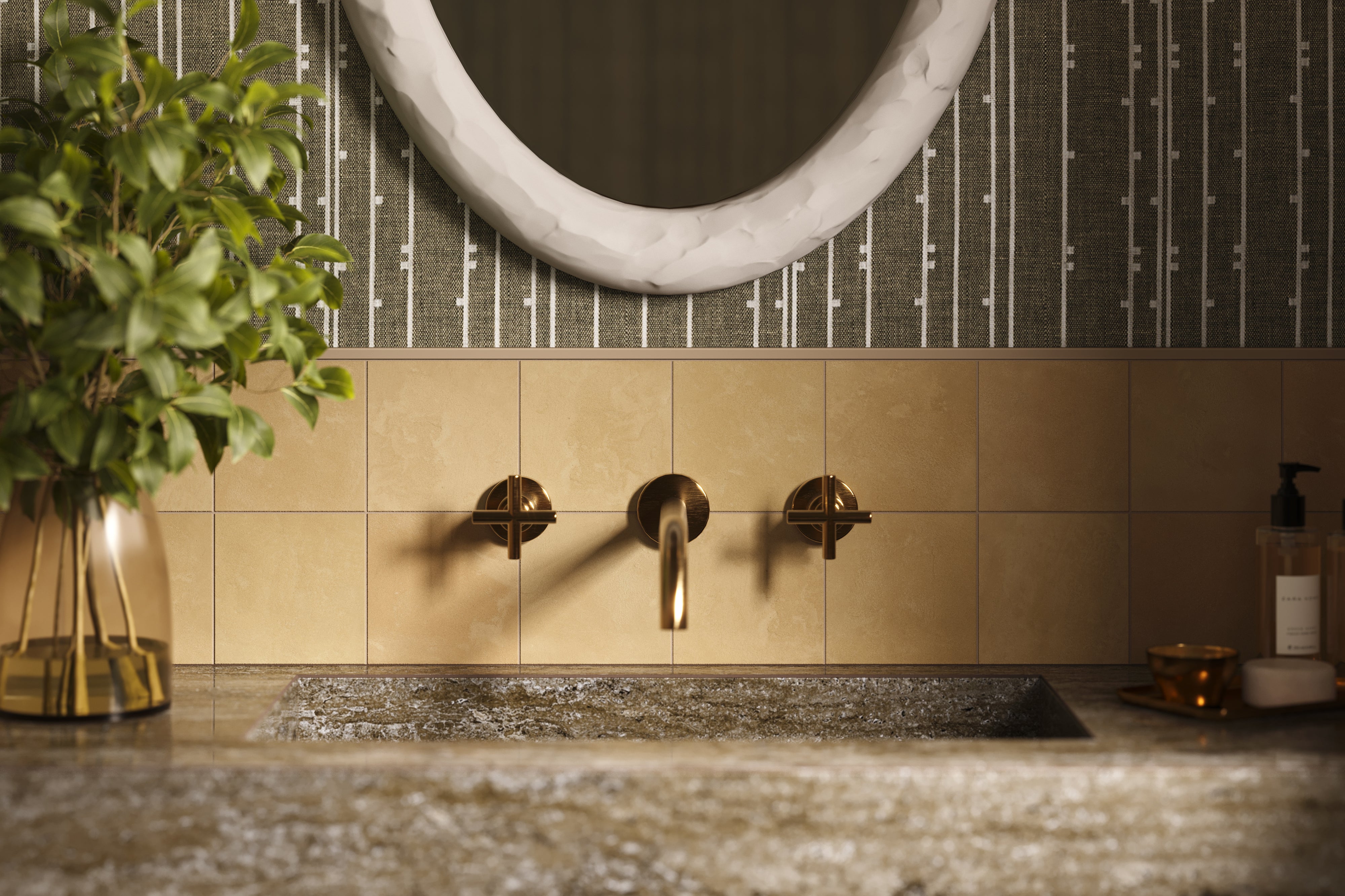 Isabel 6x6 Matte Porcelain Tile in Daffodil