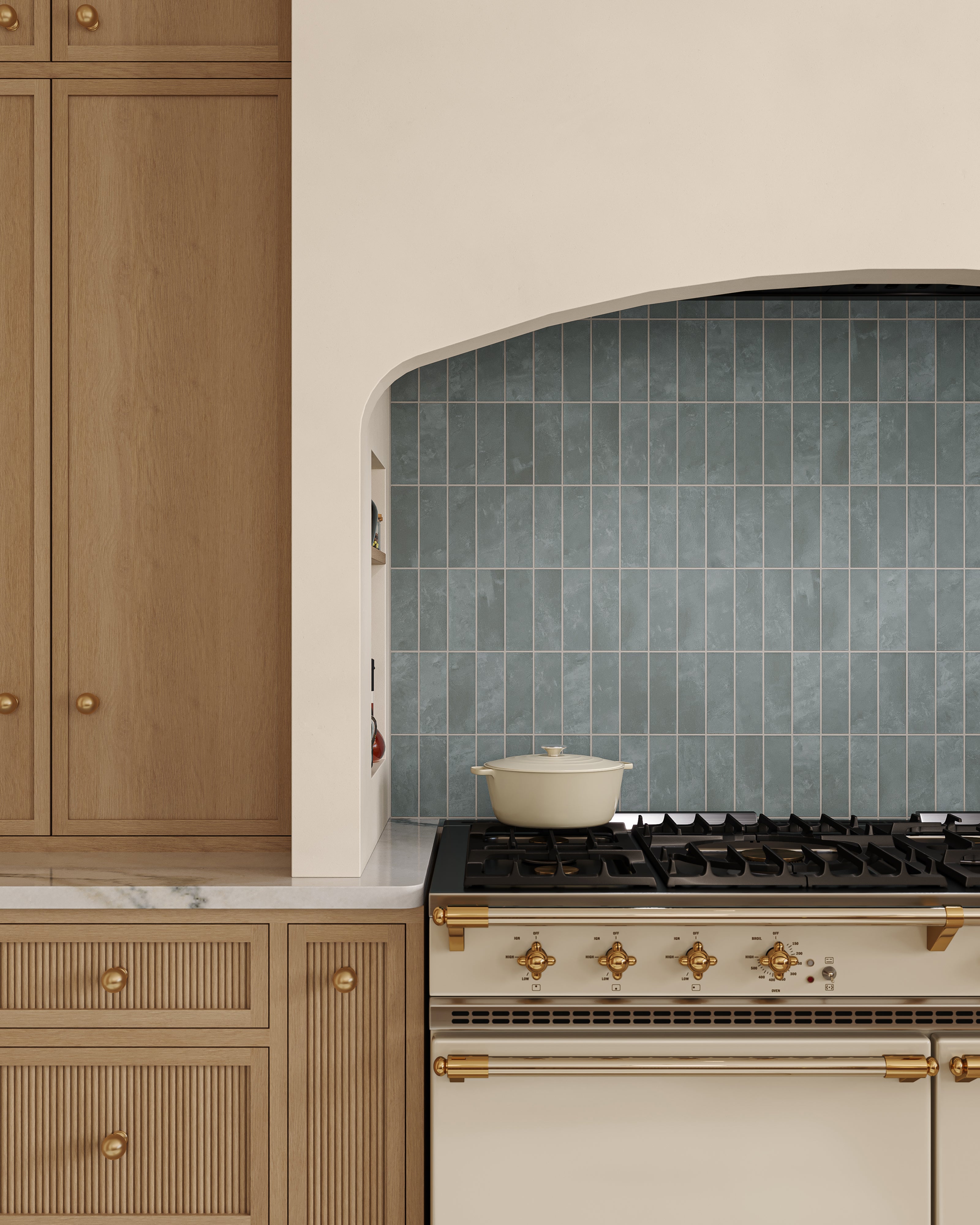 Isabel 2x6 Matte Porcelain Tile in Slate