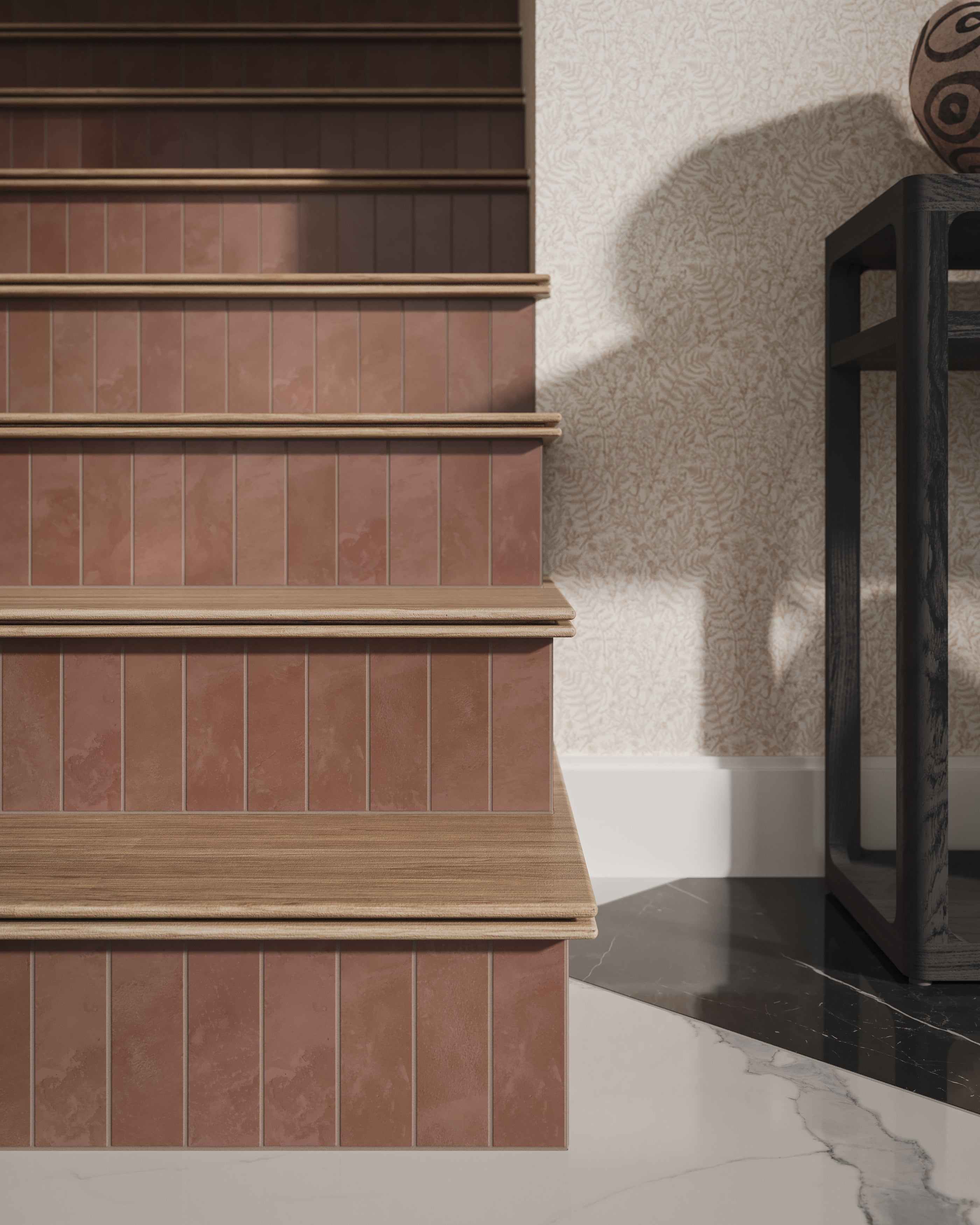 Isabel 2x6 Matte Porcelain Tile in Rust