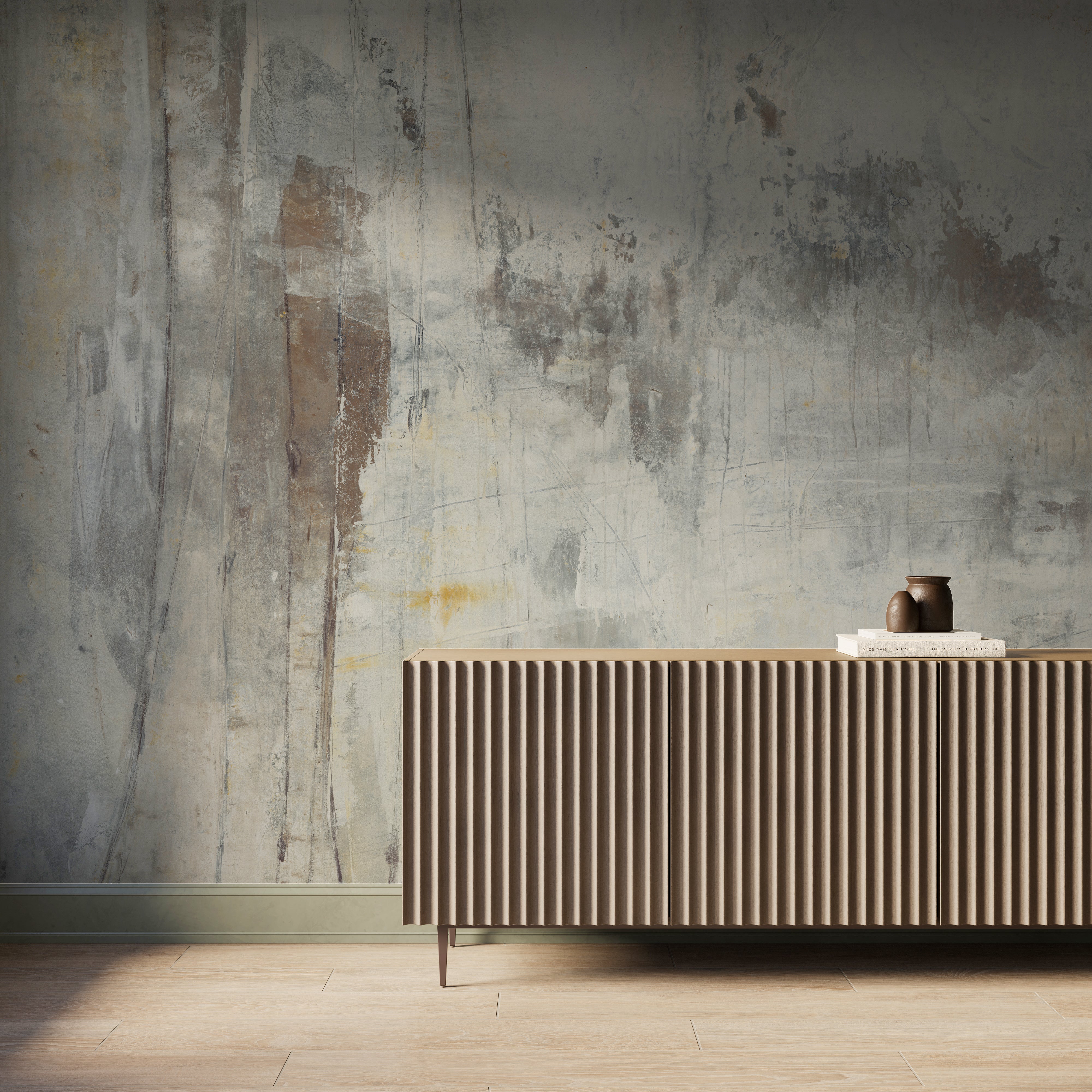 Skyveil Mural in Mistfall VI, 312" x 132"