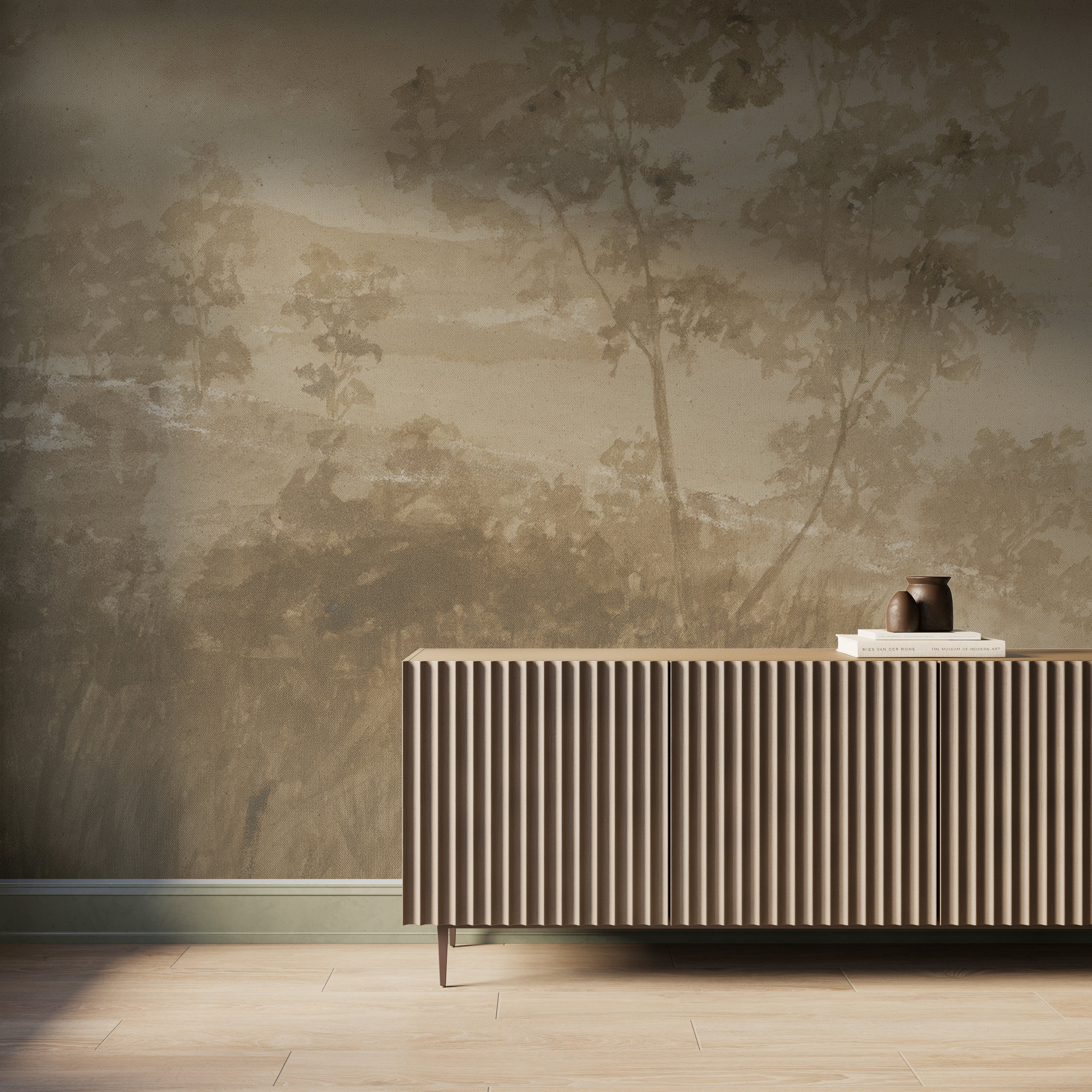 Hillrise Mural Wallpaper, 312" x 132"