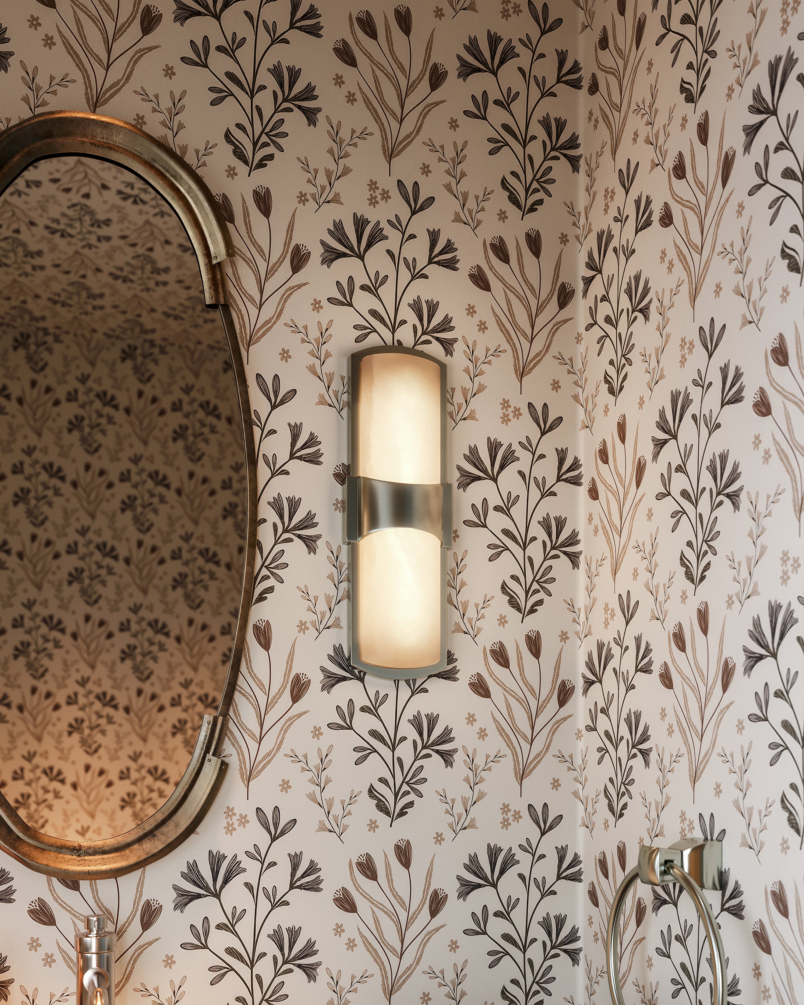 Esme 15" Wall Sconce in Polished Nickel