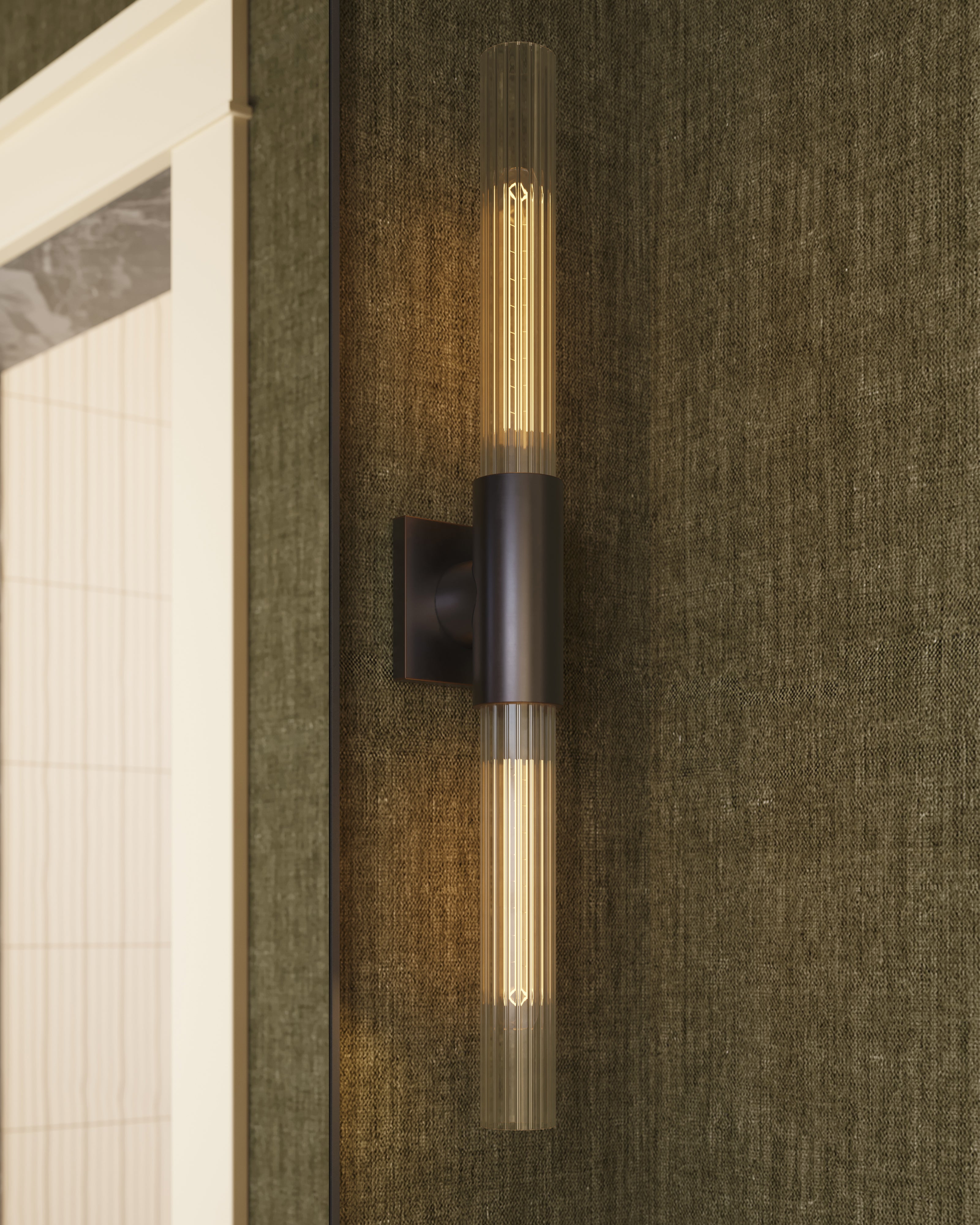 Rupert 28" Wall Sconce in Old Bronze