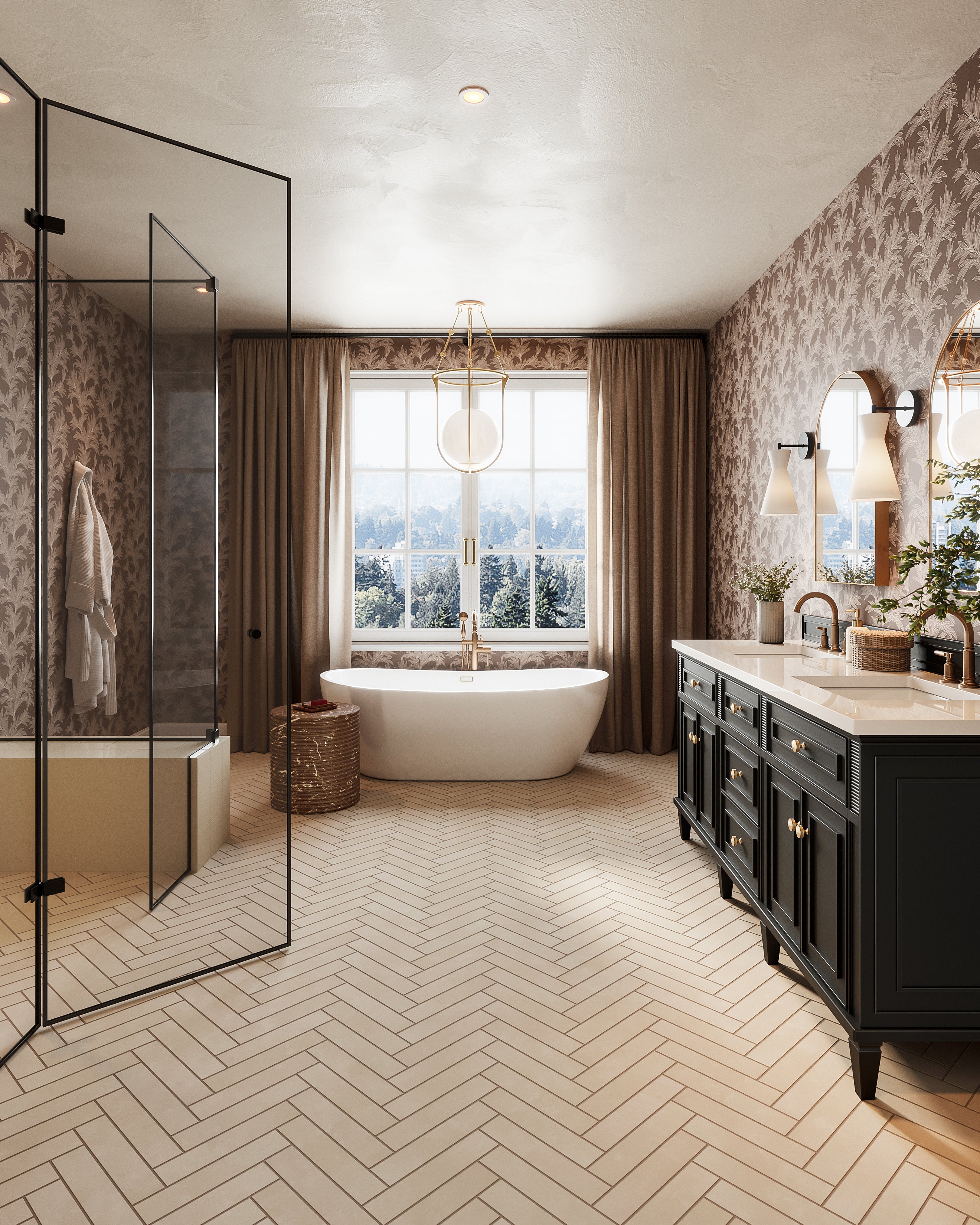 Isabel 2.5x12 Matte Porcelain Tile in Cream