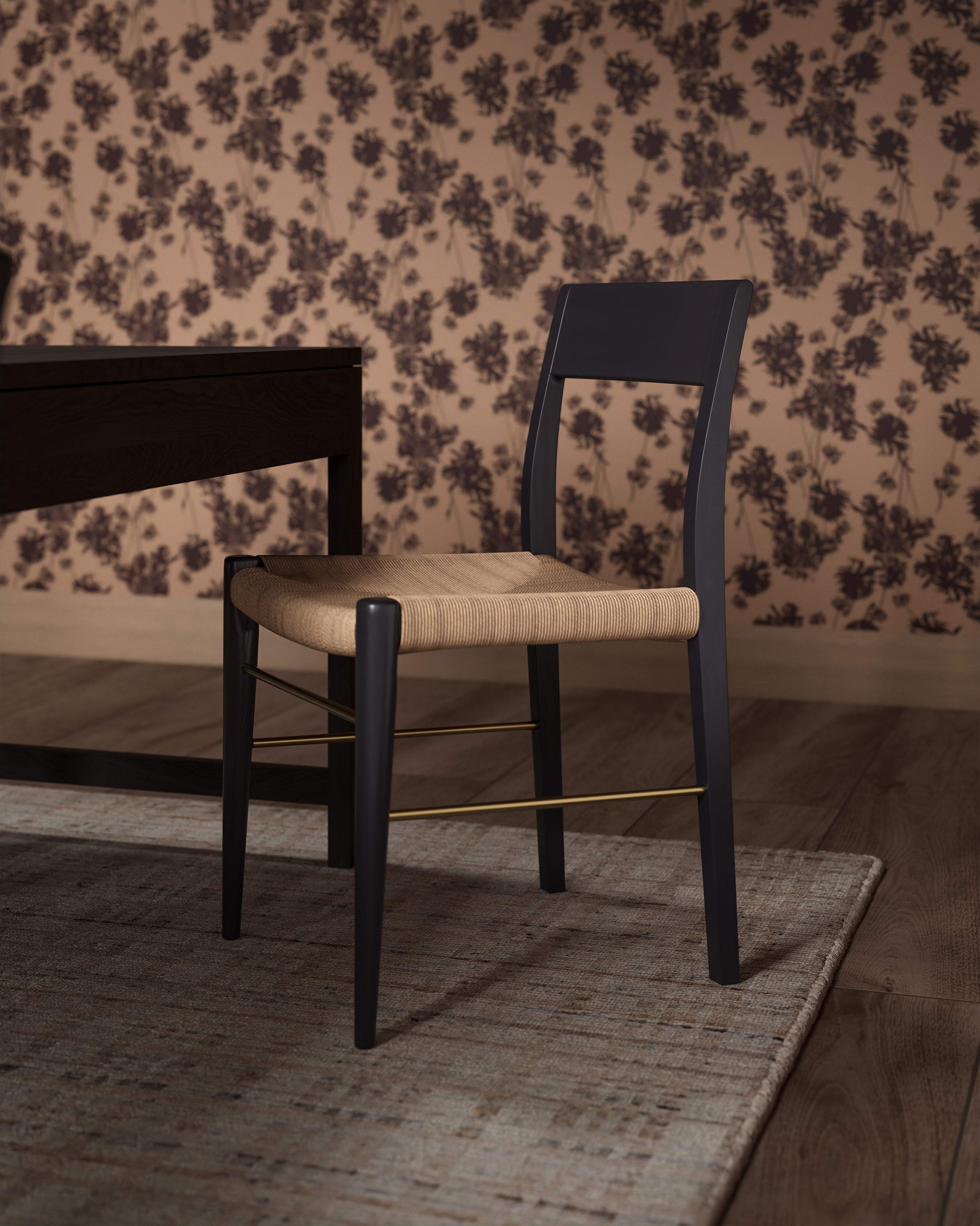 Genevieve Dining Chairs in Black, Set of 2