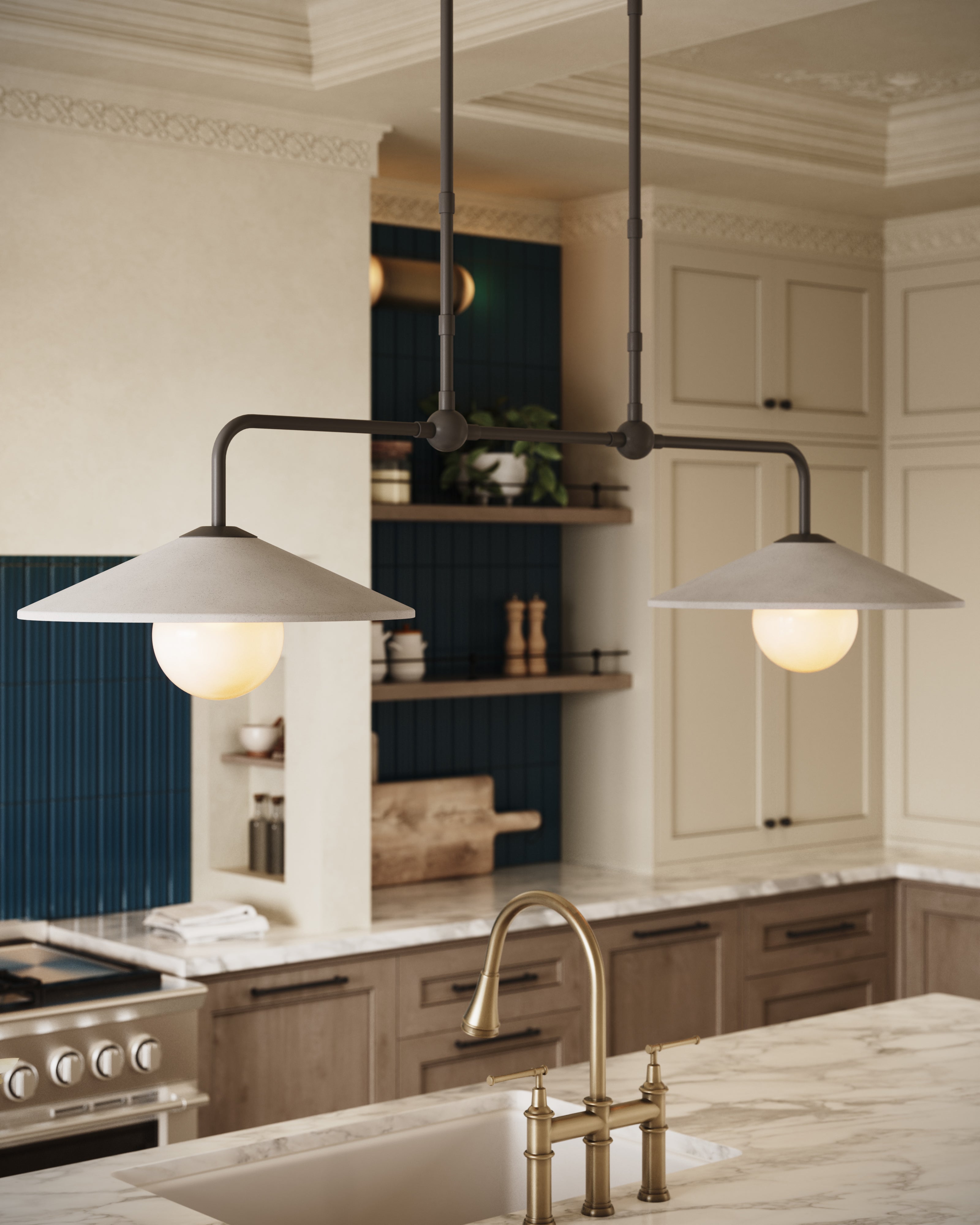 Langford Double Outdoor Pendant