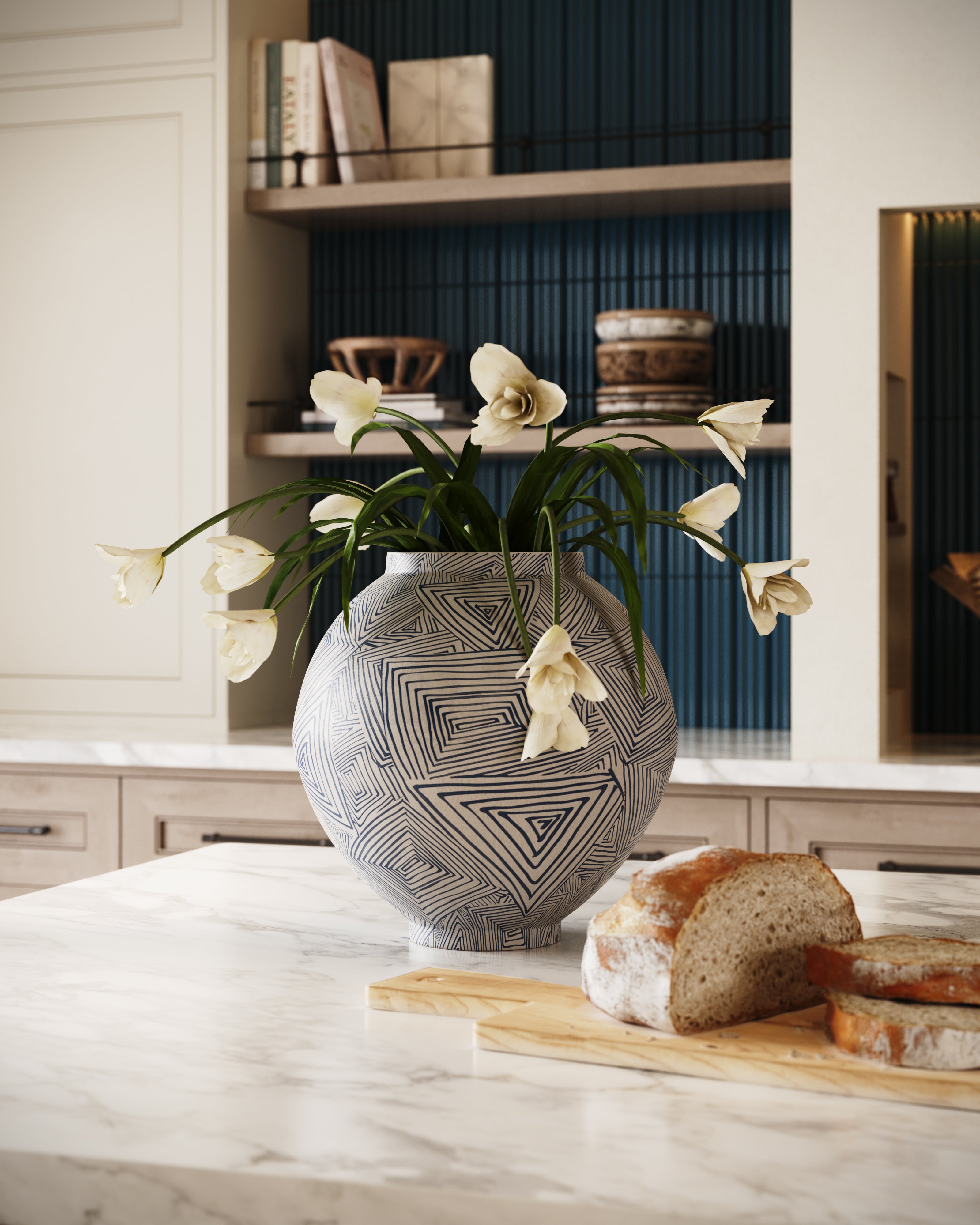 Farrow Porcelain Vase, Large