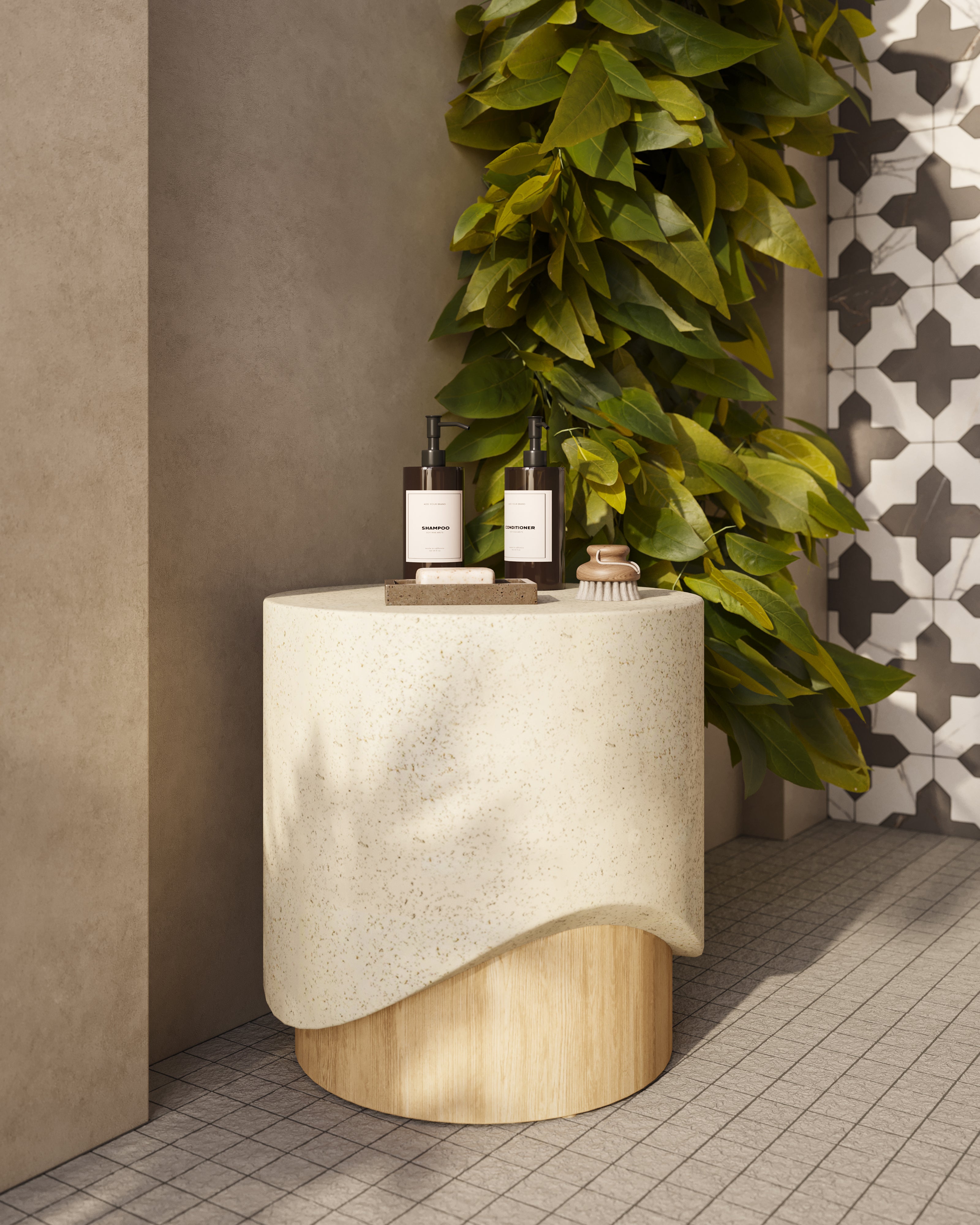 Palmer 2x2 Raw Porcelain Mosaic Tile in White