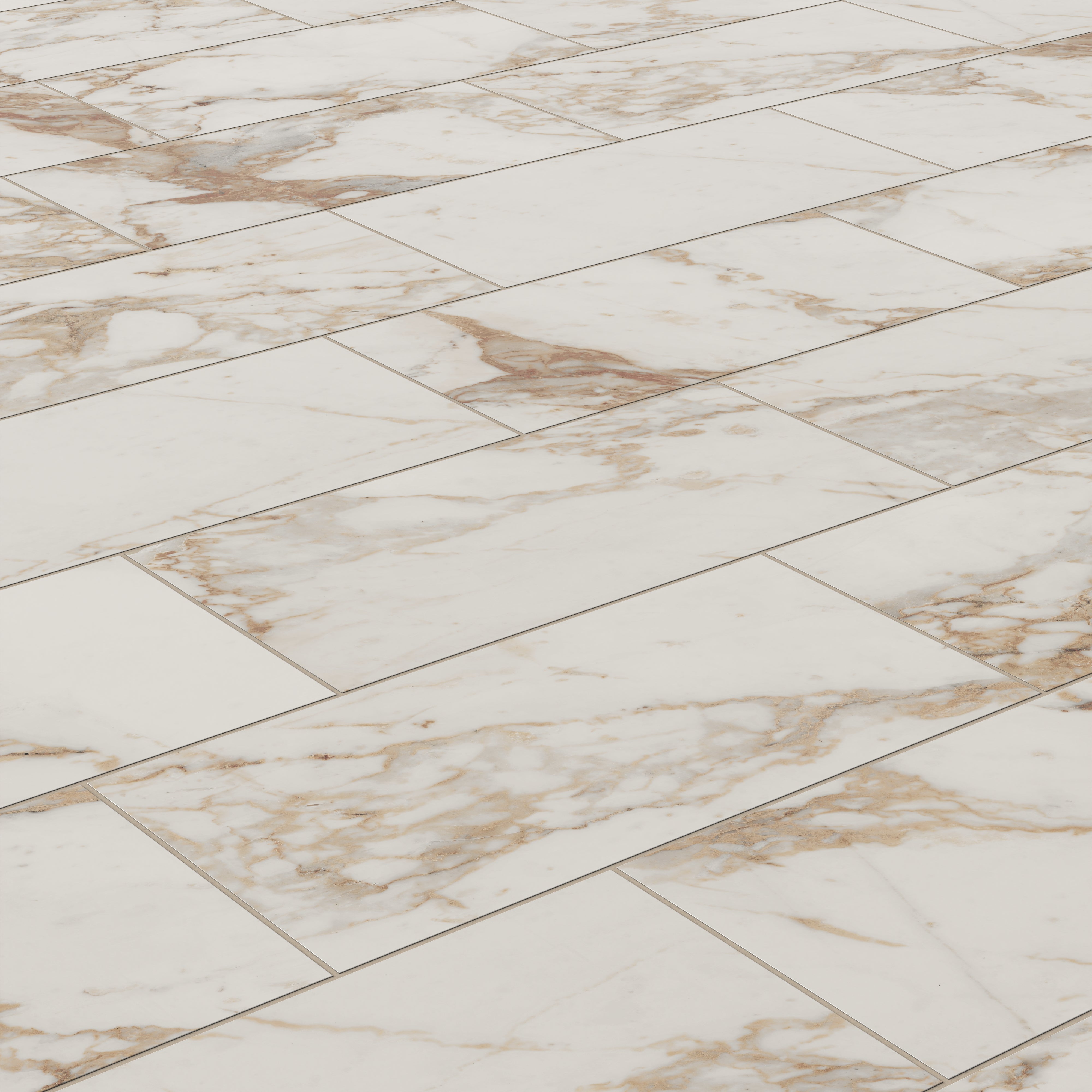 Giada 12x24 Matte Porcelain Tile in Calacatta Gold