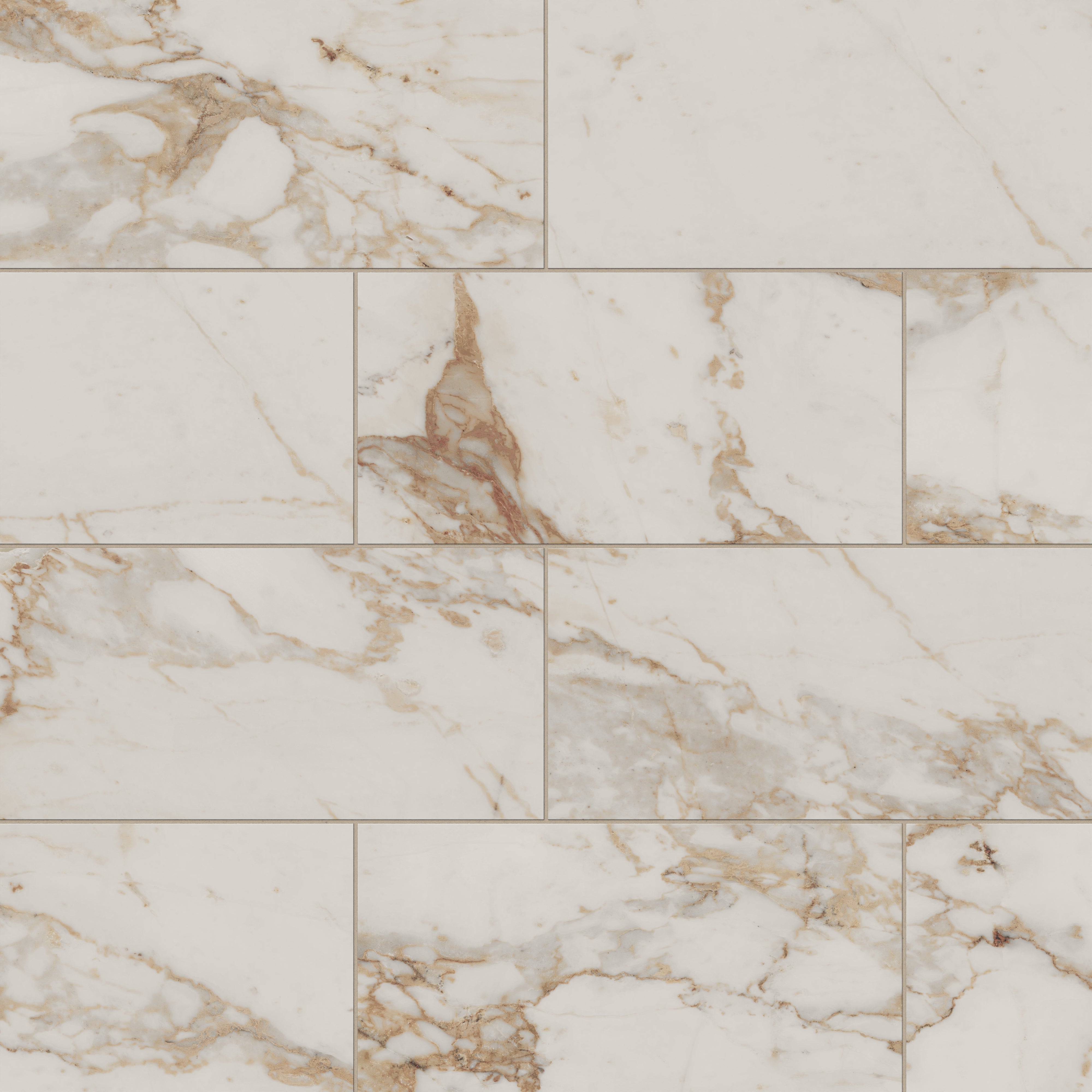 Giada 12x24 Matte Porcelain Tile in Calacatta Gold