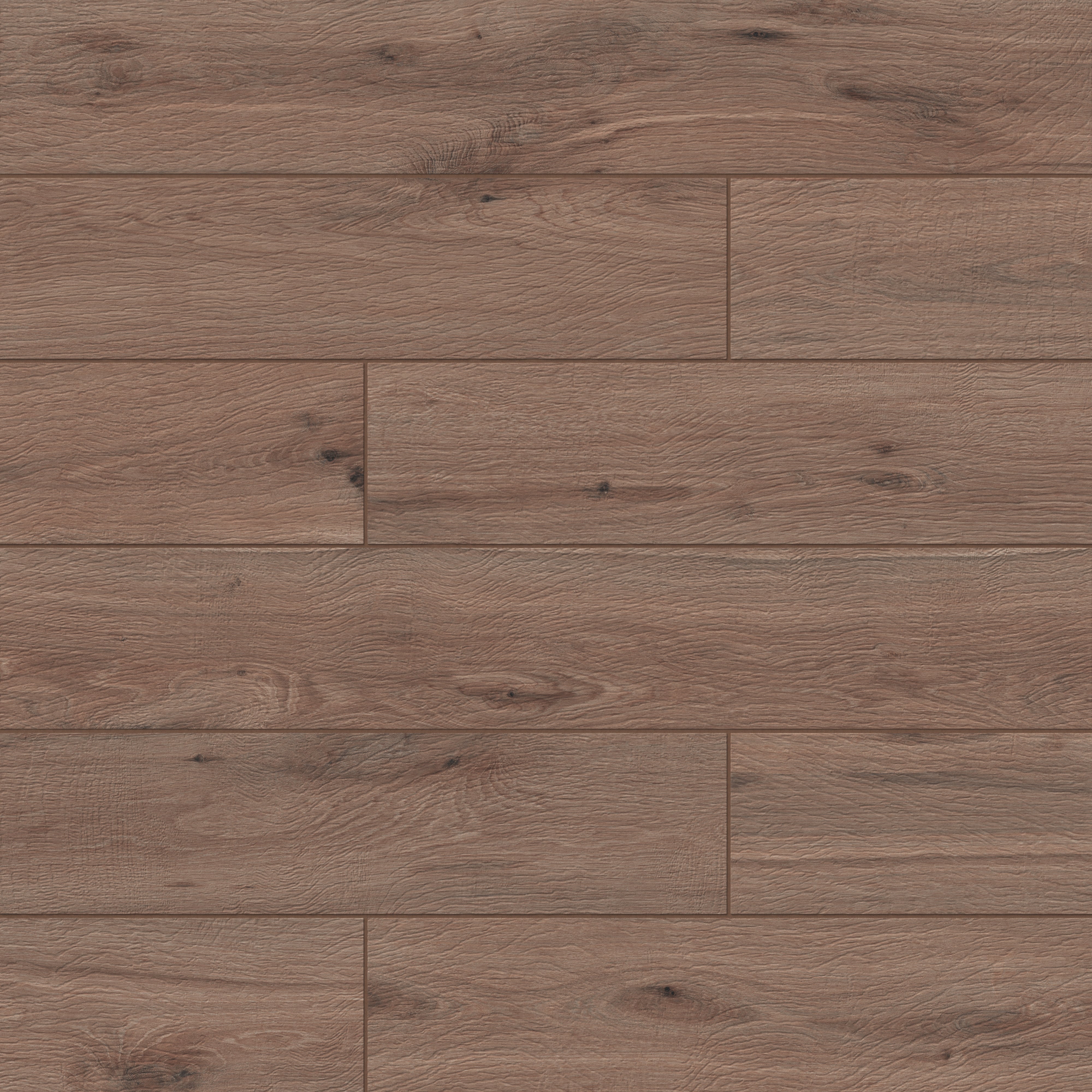 Preston collection porcelain plank in Chestnut, highlighting the depth of its wood grain and timeless allure.