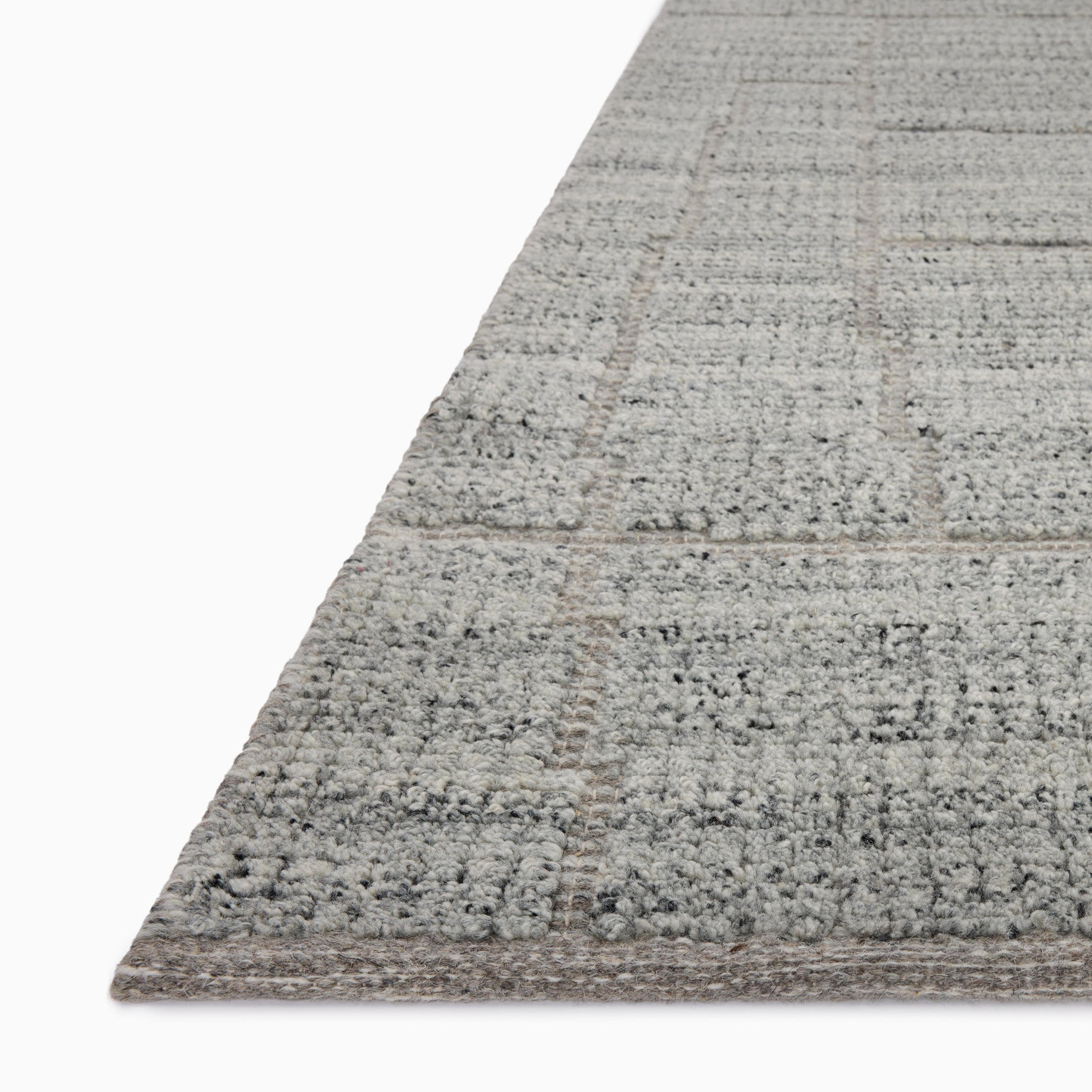 Linton Wool Blend Hand Loomed Rug in Sky, 7'9" x 9'9"